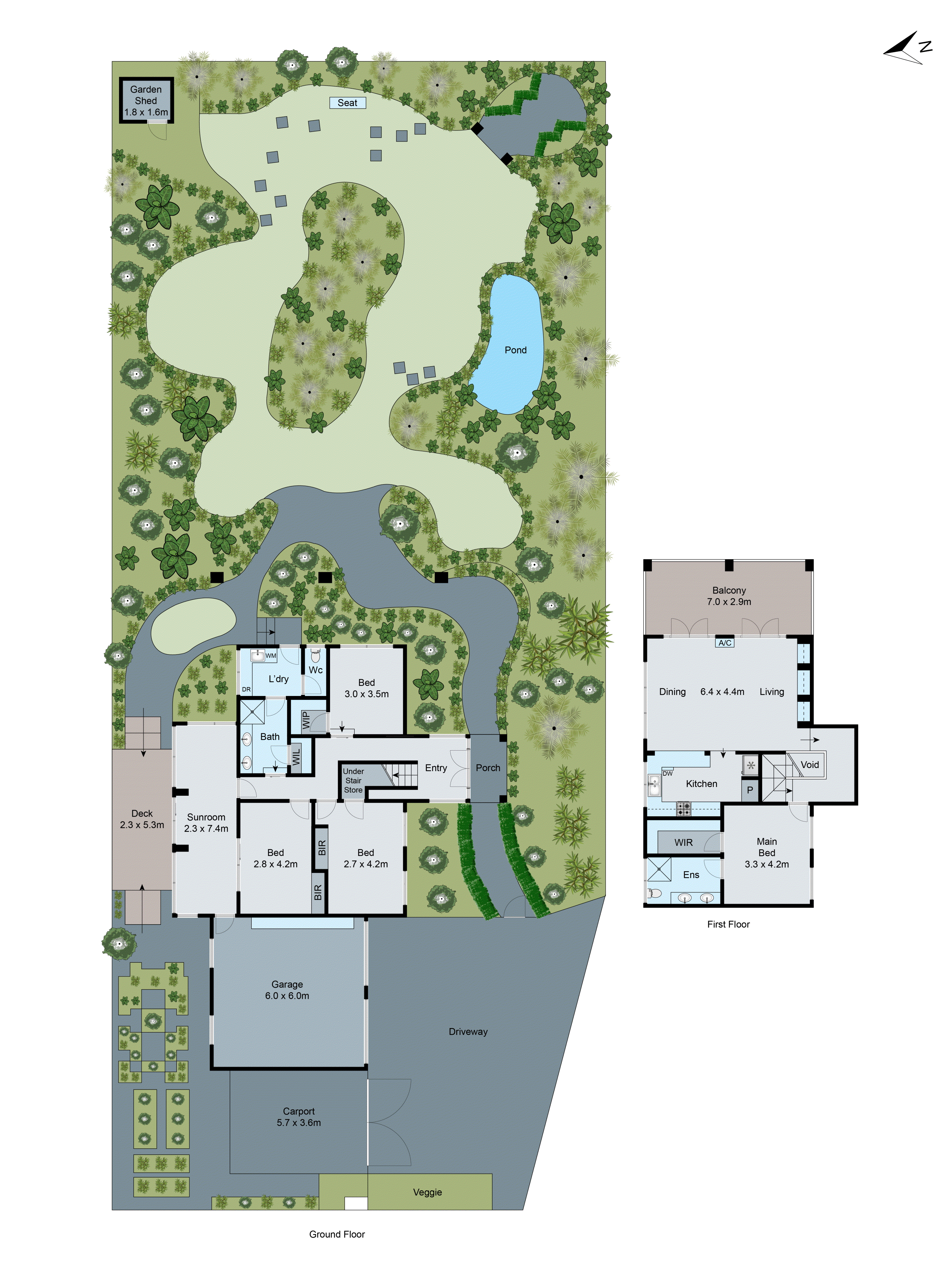 2 Parker Court, Manifold Heights VIC 3218 - Floorplan