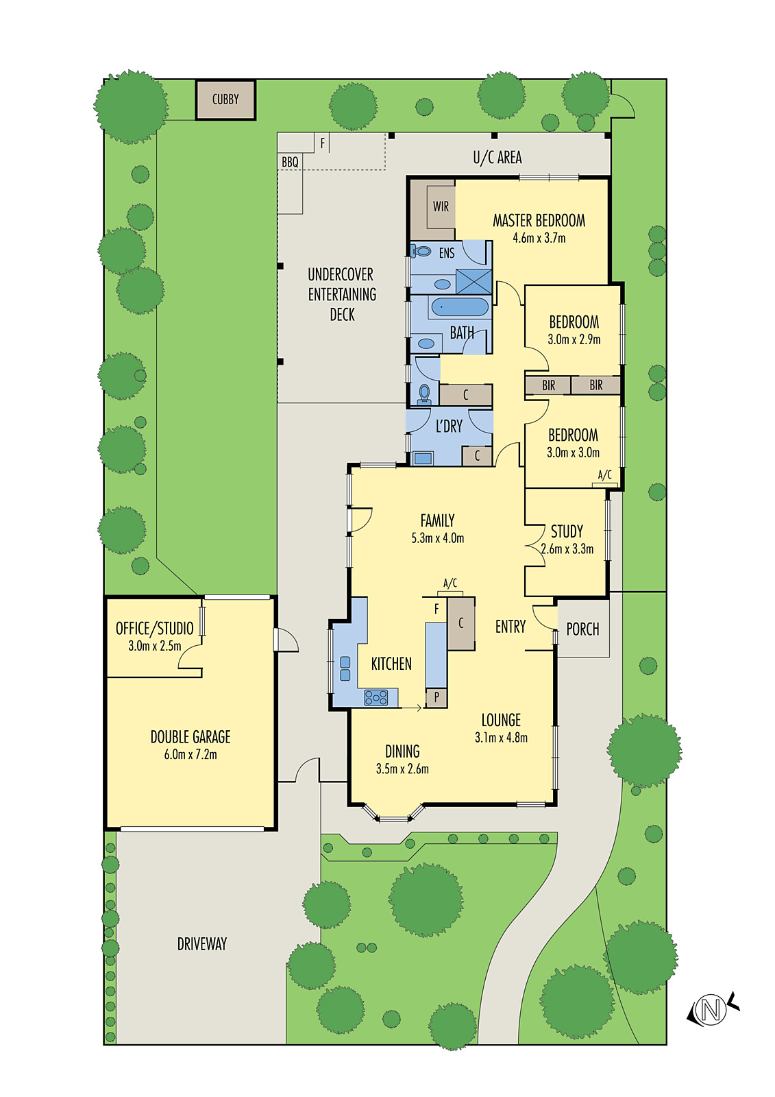 2 Parklands Close, Ferntree Gully VIC 3156 - Floorplan