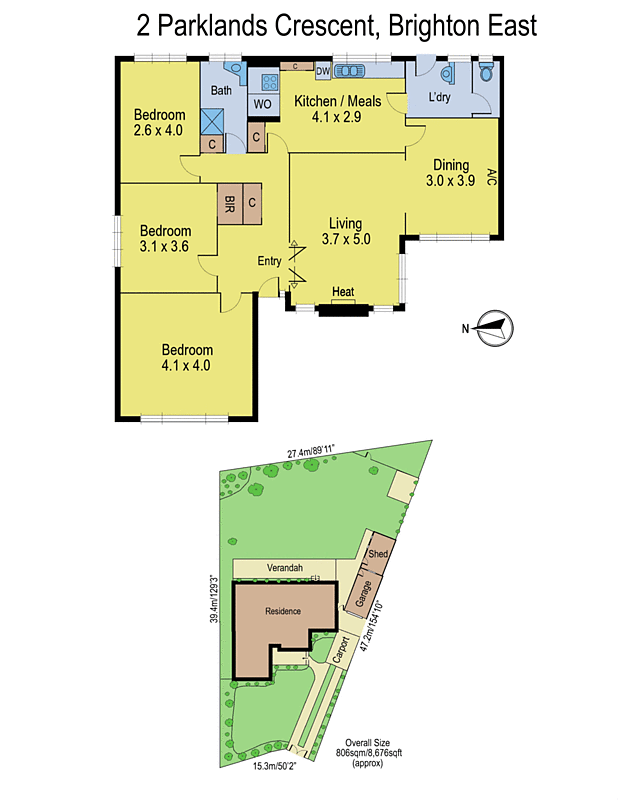 2 Parklands Crescent, Brighton East VIC 3187 - Floorplan