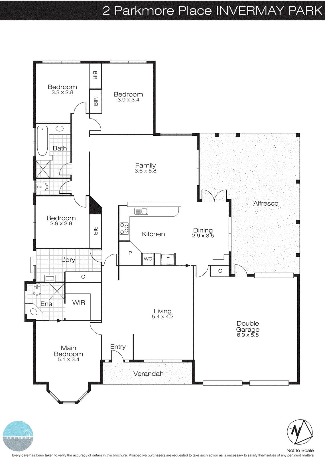 2 Parkmore Place, Invermay Park VIC 3350 - Floorplan