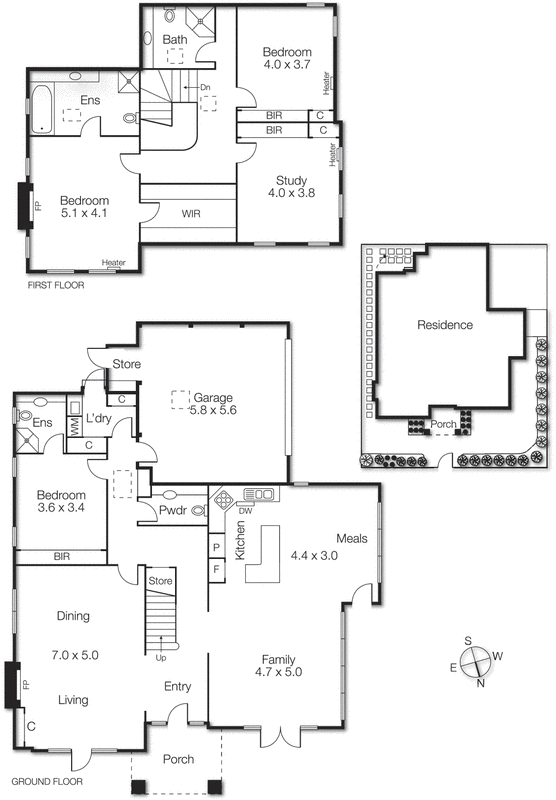 2 Peacock Street, Brighton VIC 3186 - Floorplan