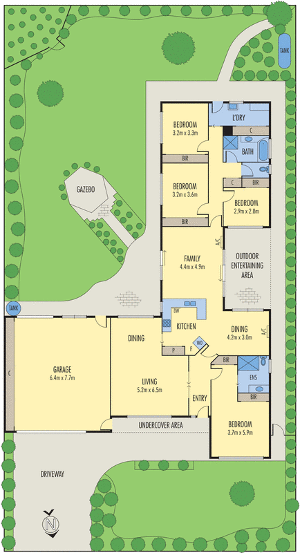 2 Percy Jones Court, Highton VIC 3216 - Floorplan