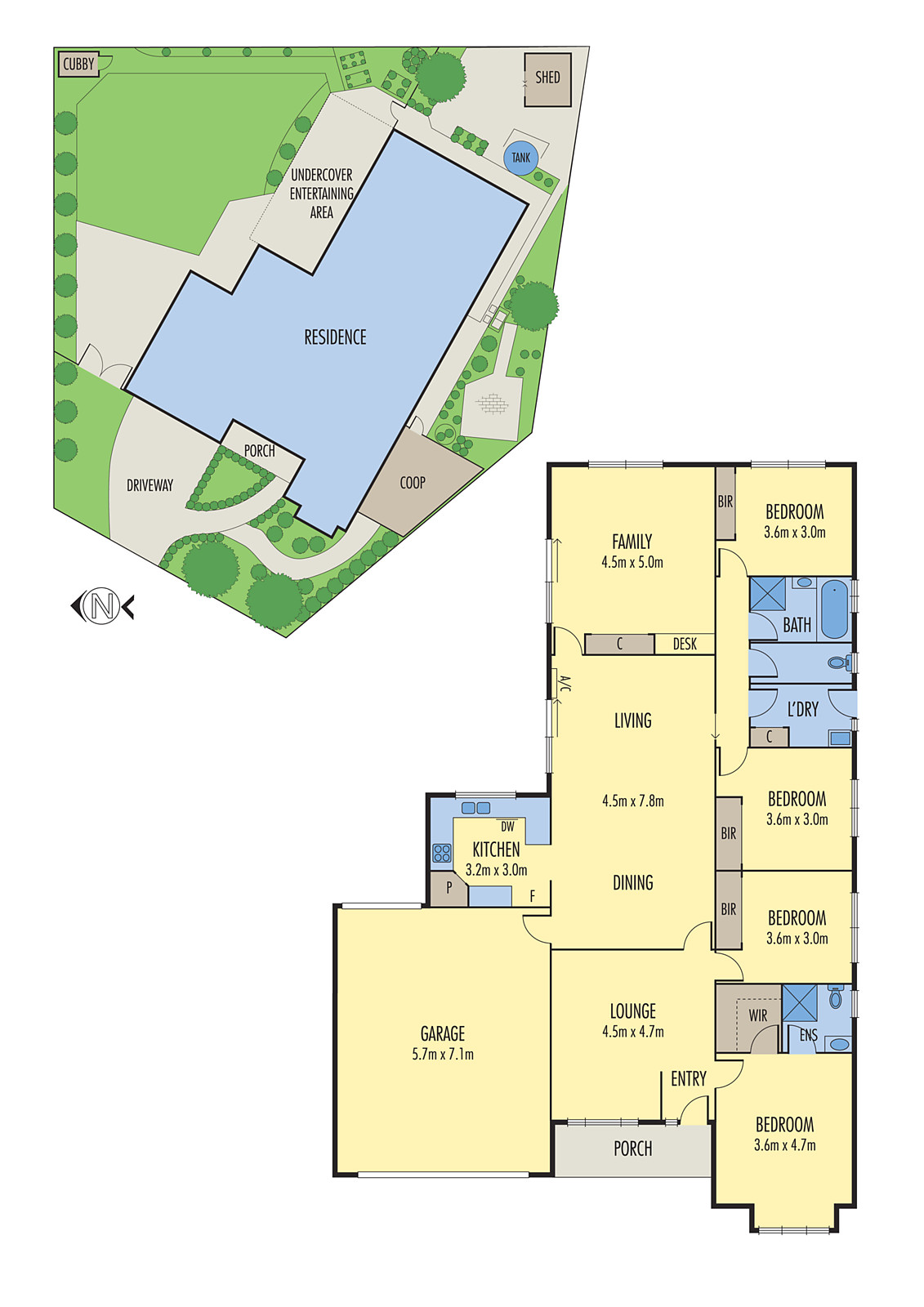 2 Pine Court, Waurn Ponds VIC 3216 - Floorplan