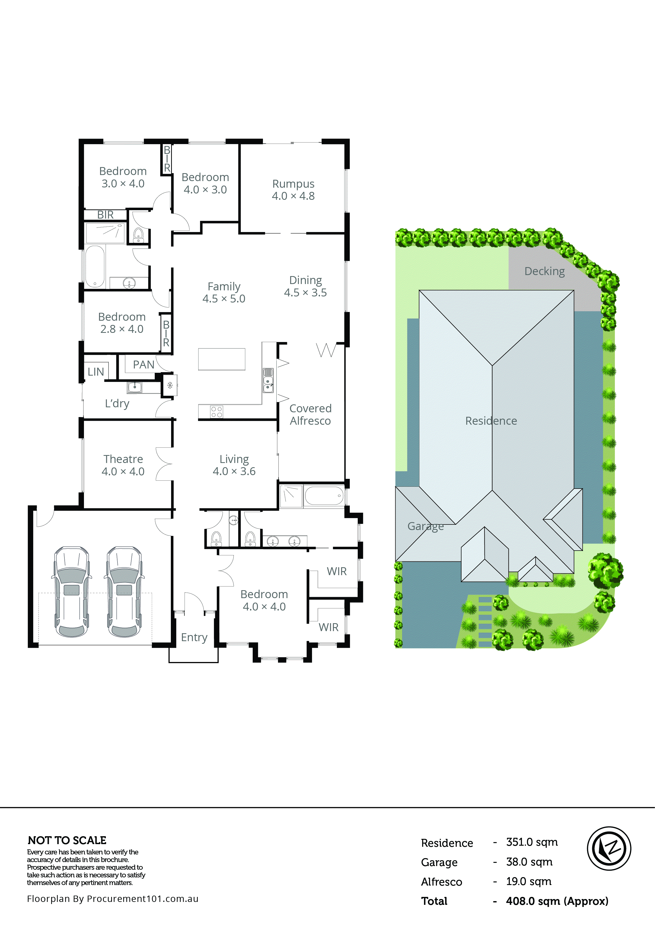 2 Portland Place, Waterways VIC 3195 - Floorplan