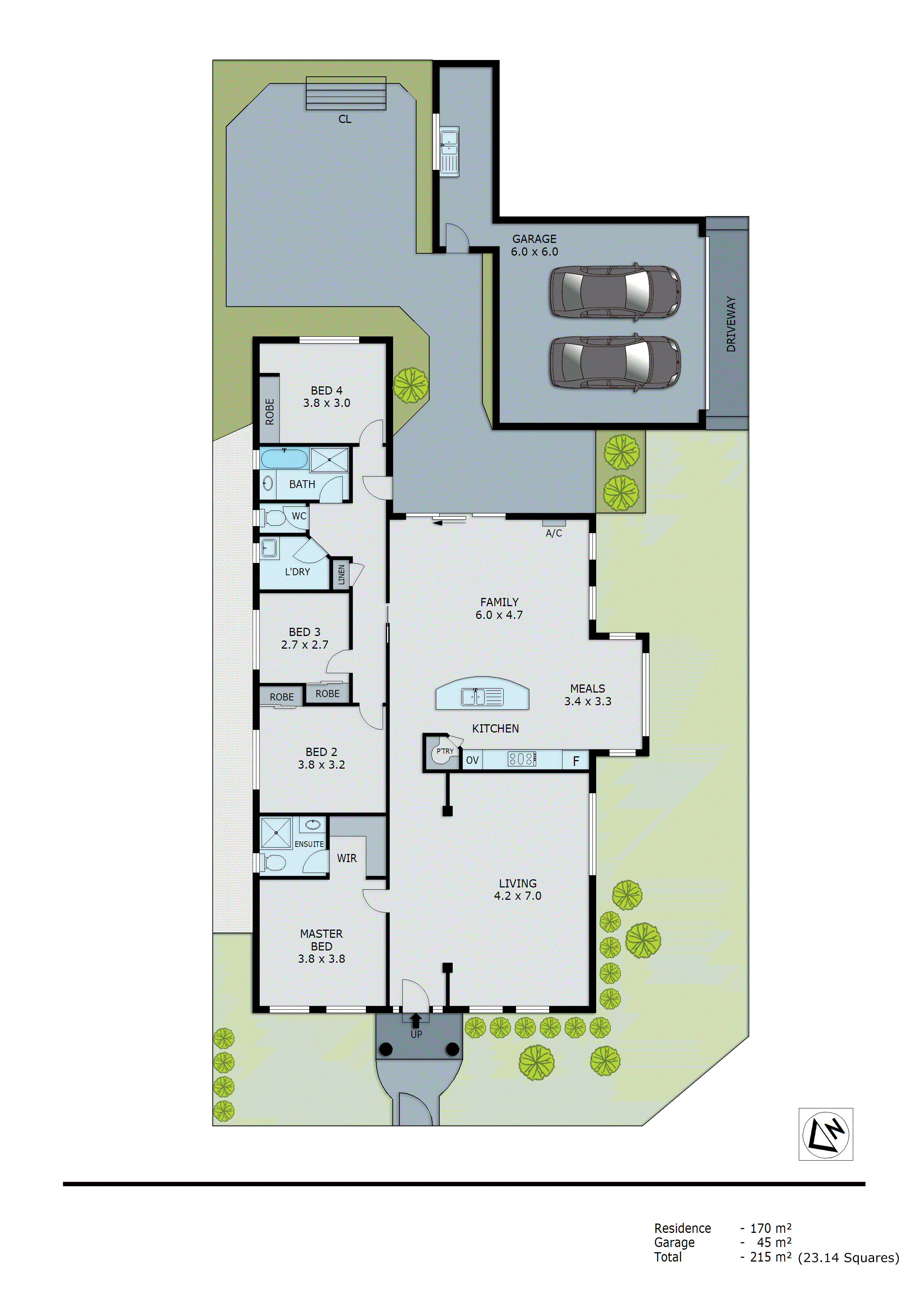 2 Reef Court, Aspendale Gardens VIC 3195 - Floorplan