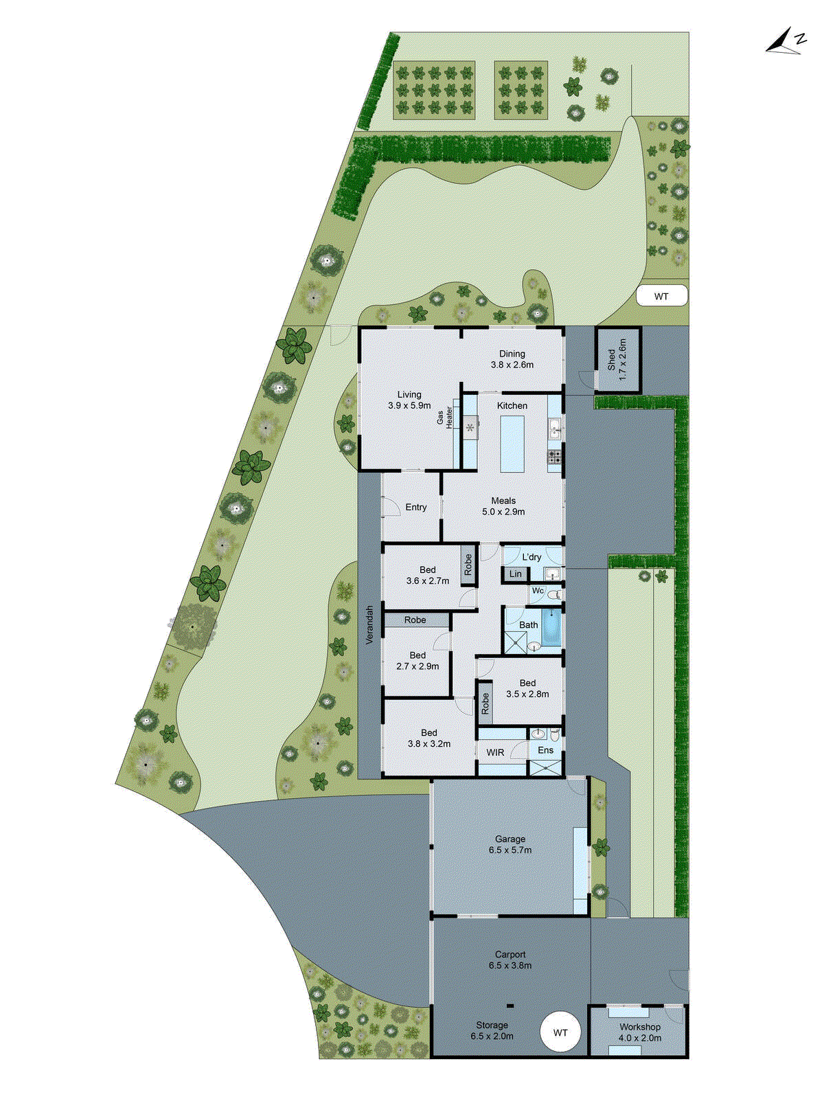 2 Reston Court, Highton VIC 3216 - Floorplan