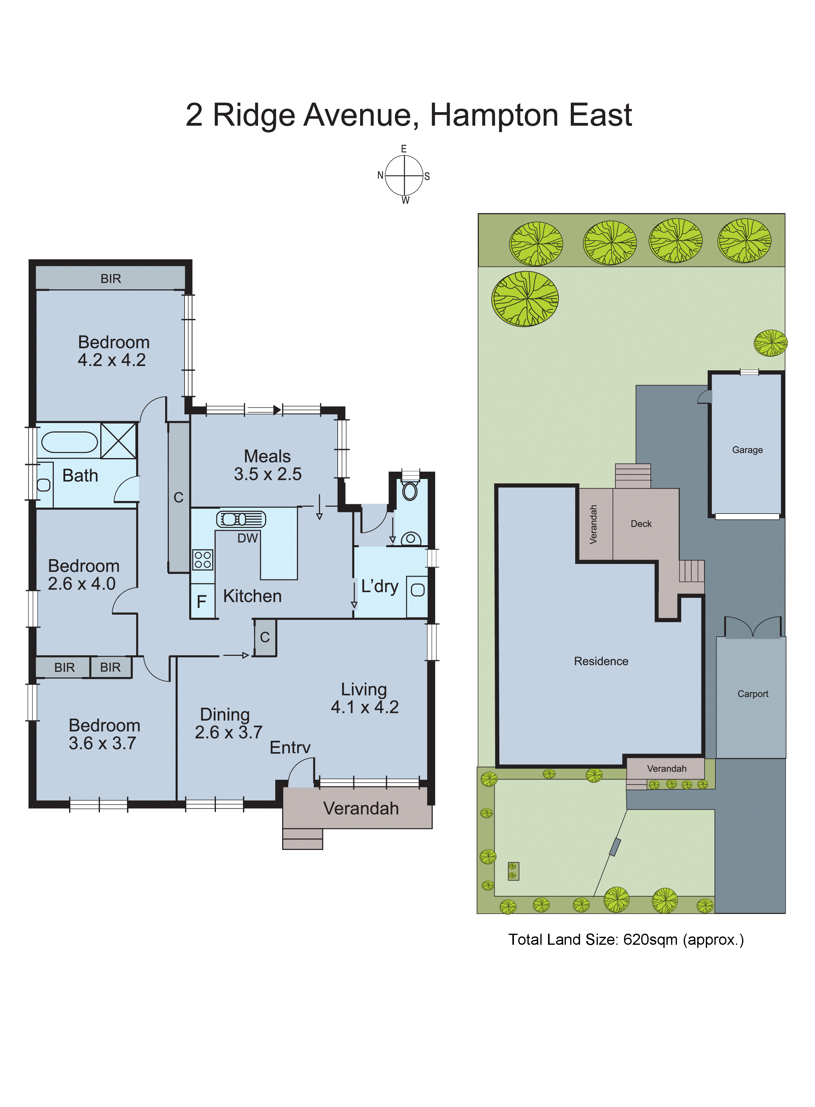 2 Ridge Avenue, Hampton East VIC 3188 - Floorplan