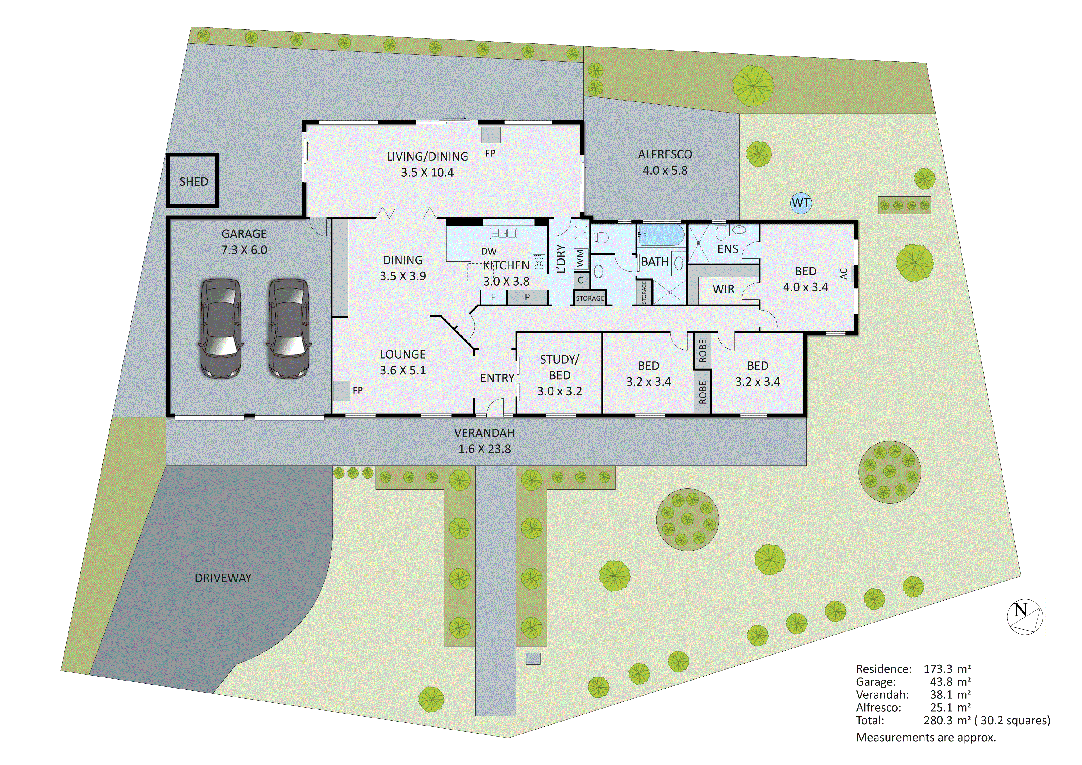 2 Rochelle Court, Aspendale Gardens VIC 3195 - Floorplan