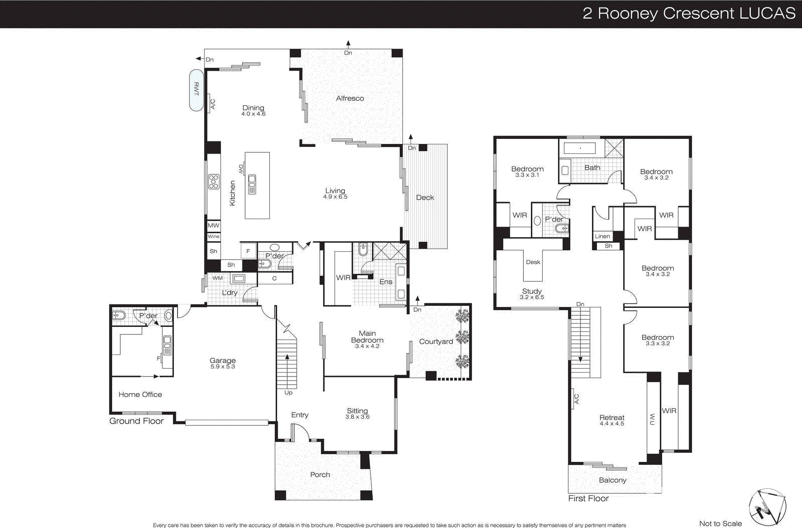 2 Rooney Crescent, Lucas VIC 3350 - Floorplan