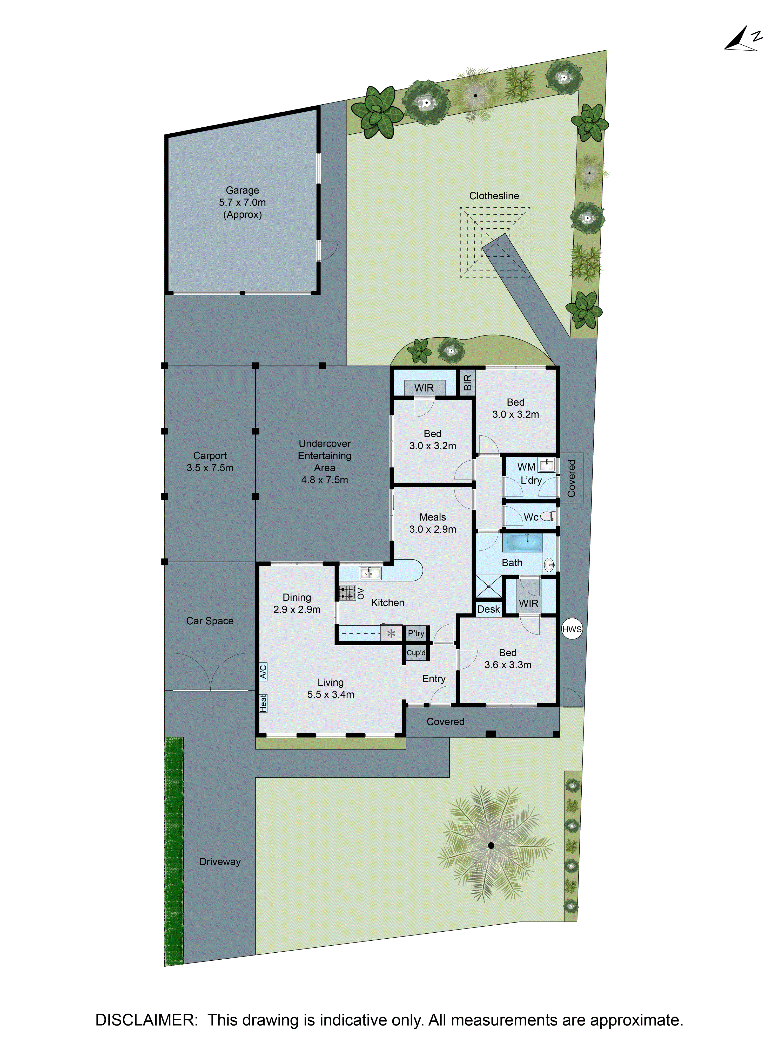 2 Rosella Avenue, Clarinda VIC 3169 - Floorplan