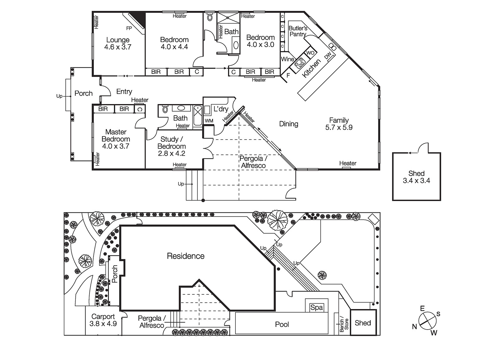 2 Rouen Street, Hampton VIC 3188 - Floorplan