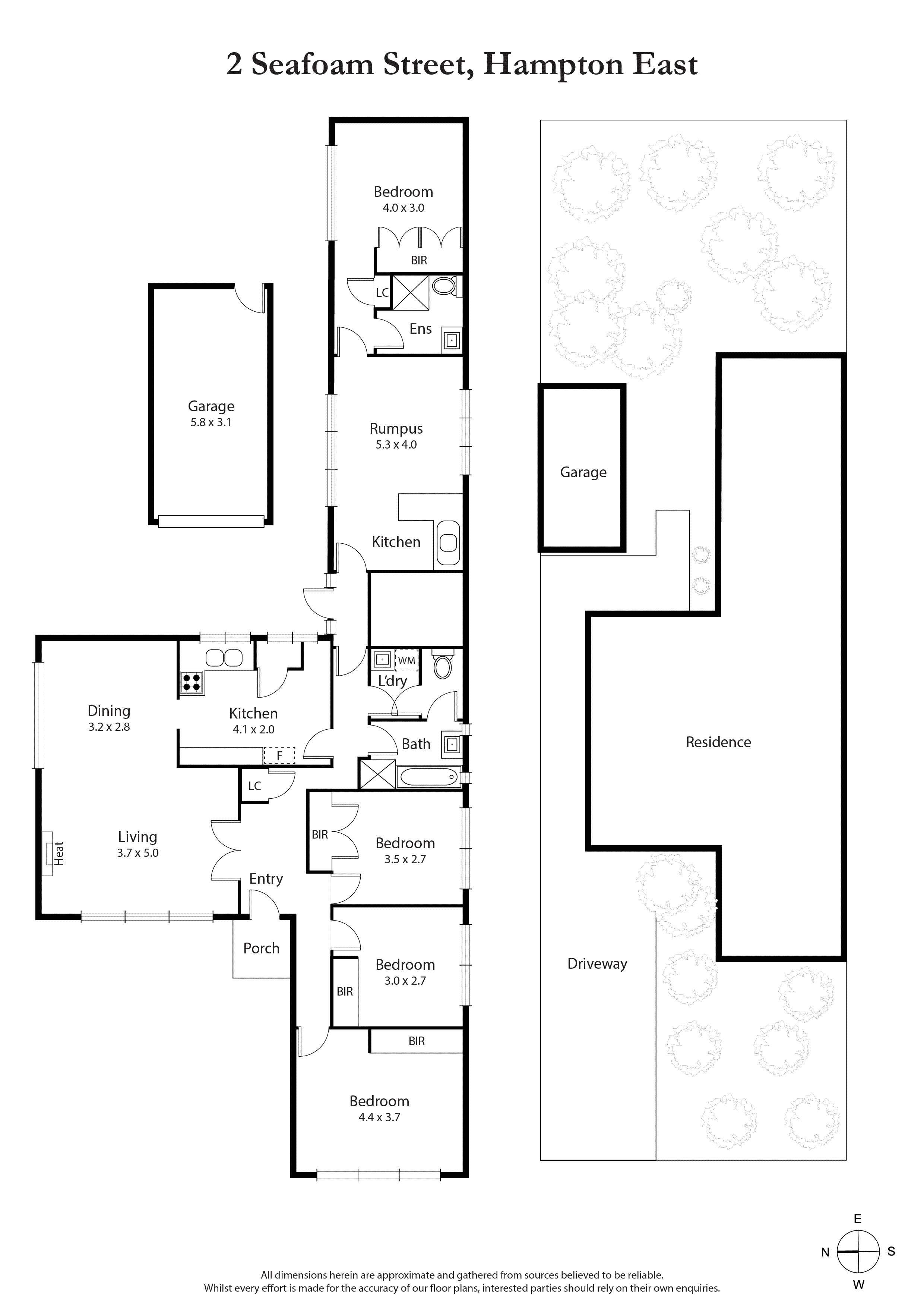 2 Seafoam Street, HAMPTON EAST VIC 3188 - Floorplan