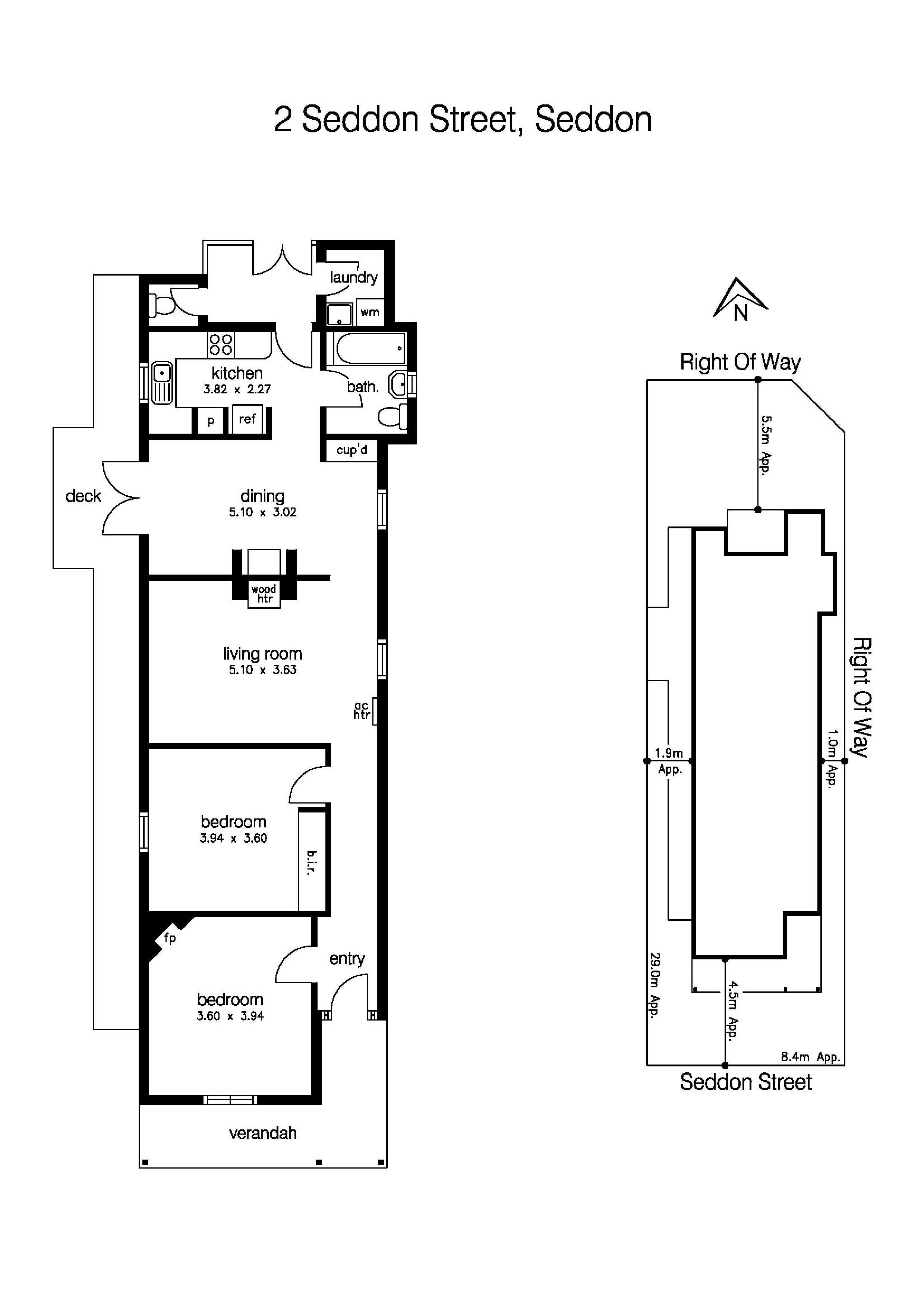 2 Seddon Street, SEDDON VIC 3011 - Floorplan