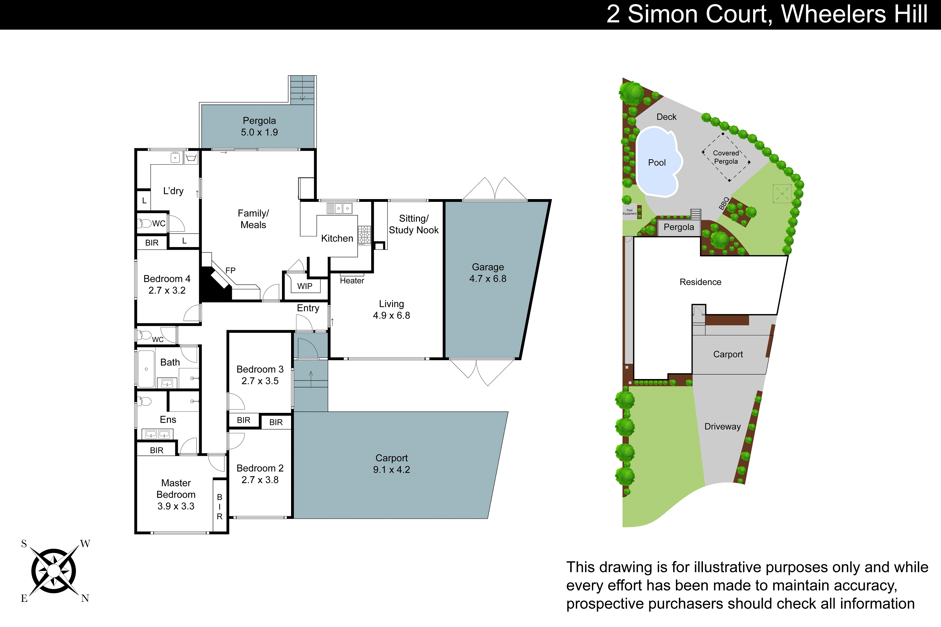 2 Simon Court, Wheelers Hill VIC 3150 - Floorplan