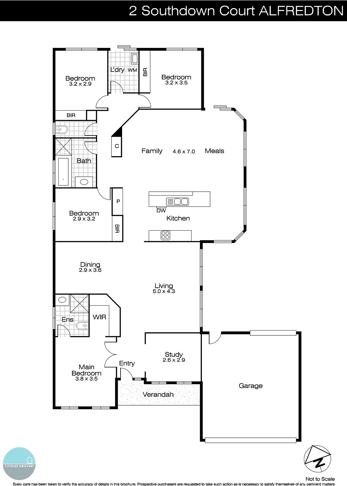 2 Southdown Court, Alfredton VIC 3350 - Floorplan