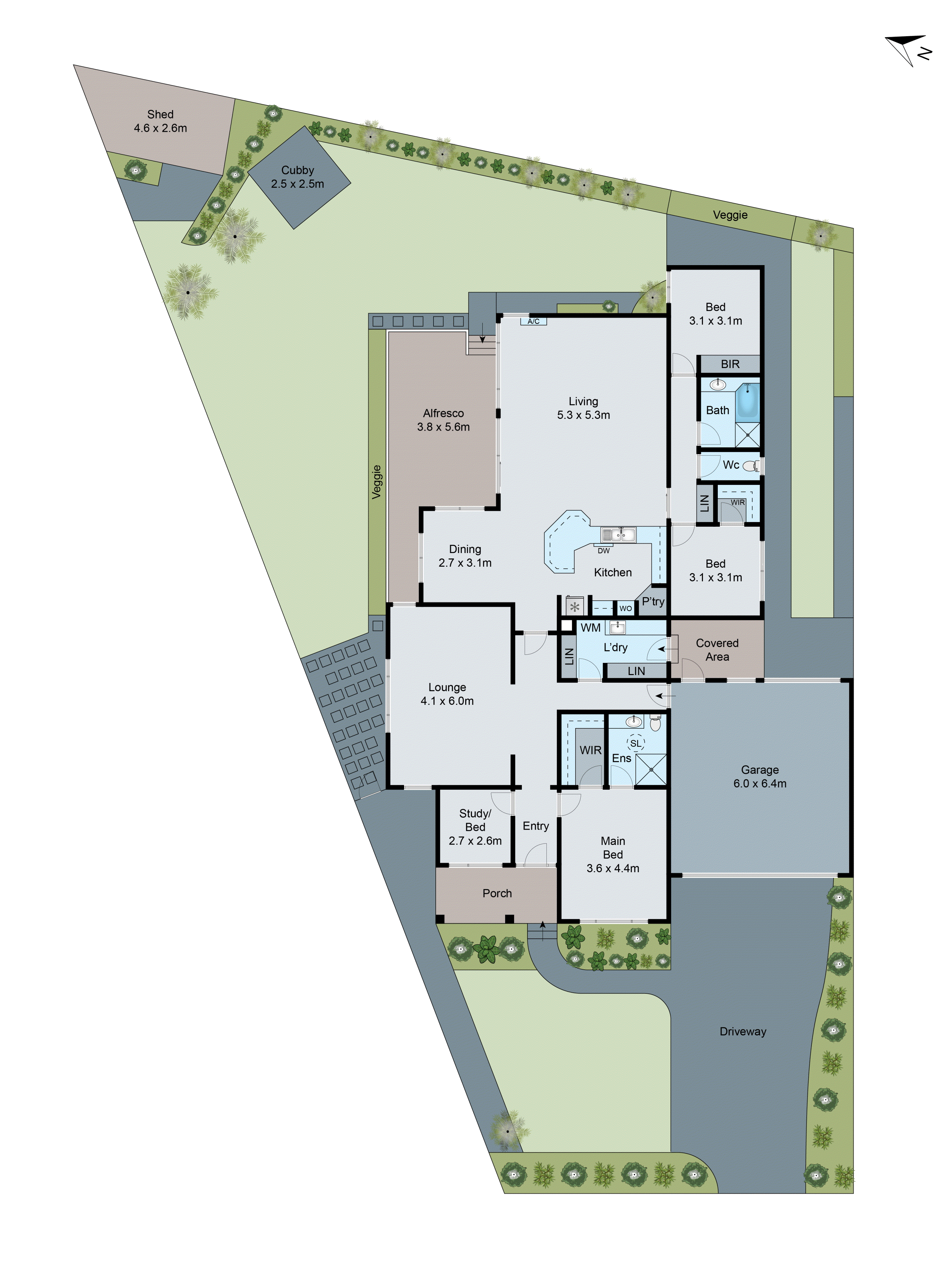 2 Strawberry Close, Grovedale VIC 3216 - Floorplan