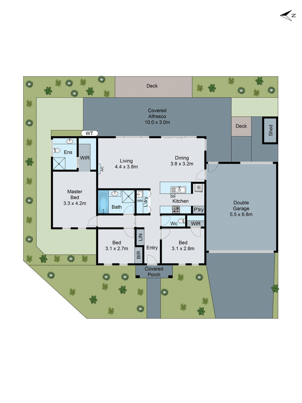 2 Sugargum Drive, Waurn Ponds VIC 3216 - Floorplan