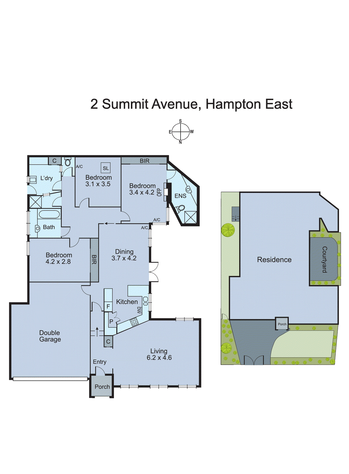 2 Summit Avenue, Hampton East VIC 3188 - Floorplan