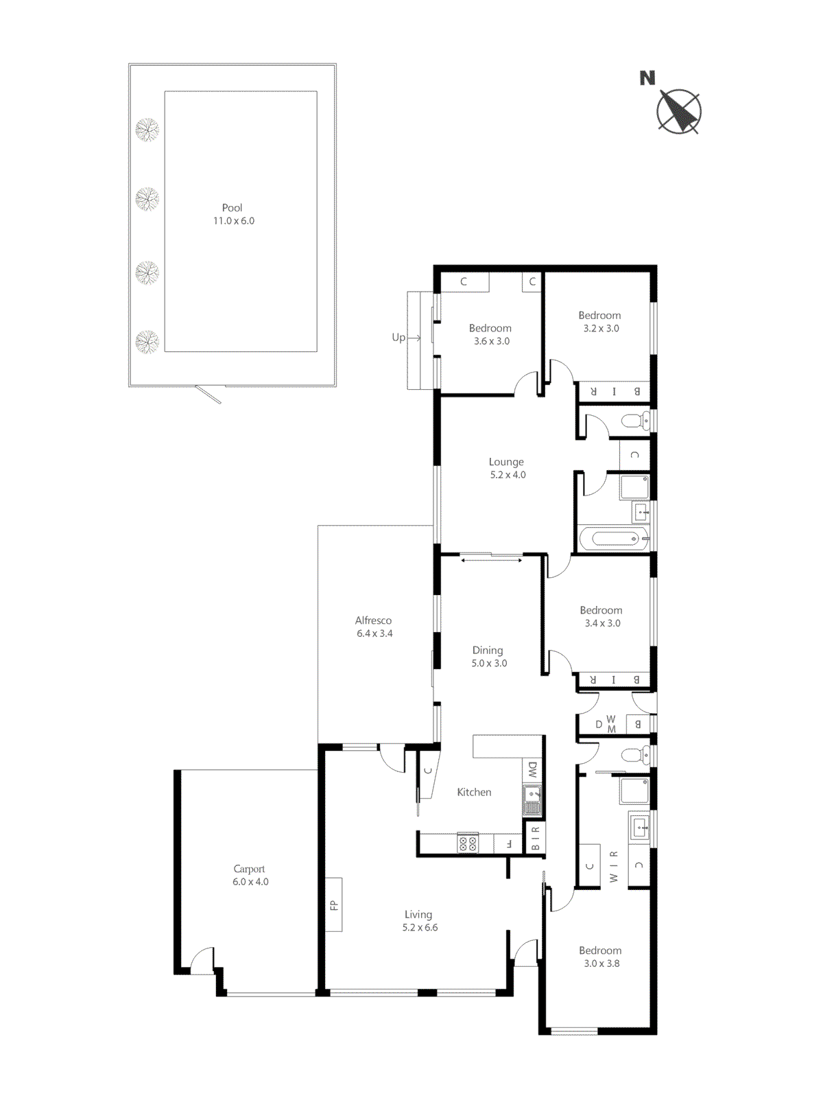 2 Sydney Street, Somerville VIC 3912 - Floorplan