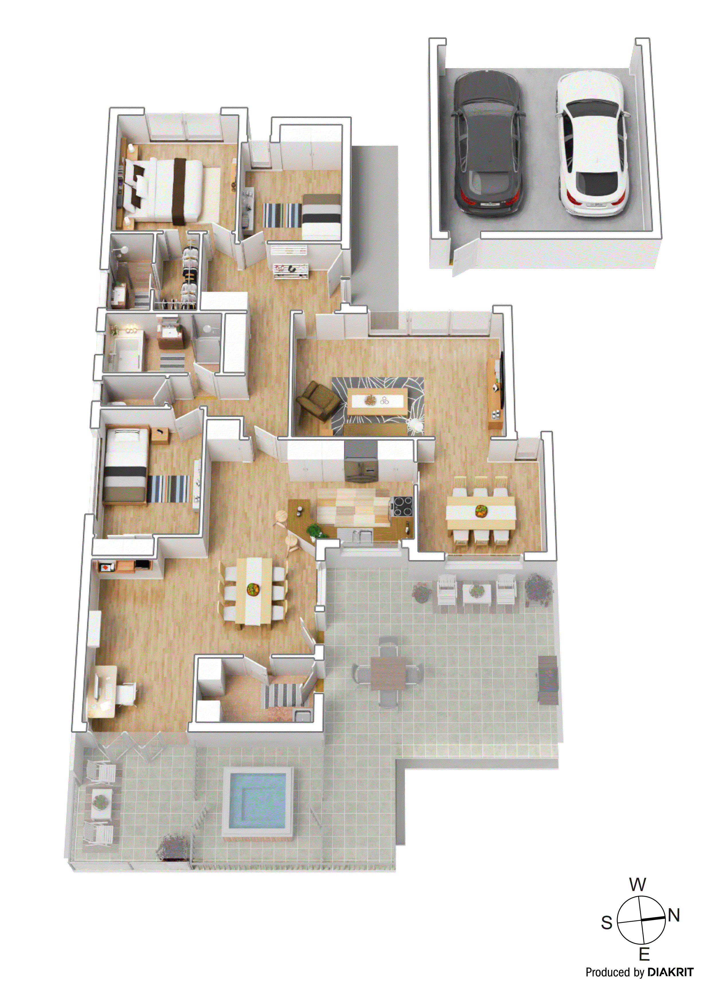 2 Tereva Crescent, Wheelers Hill VIC 3150 - Floorplan