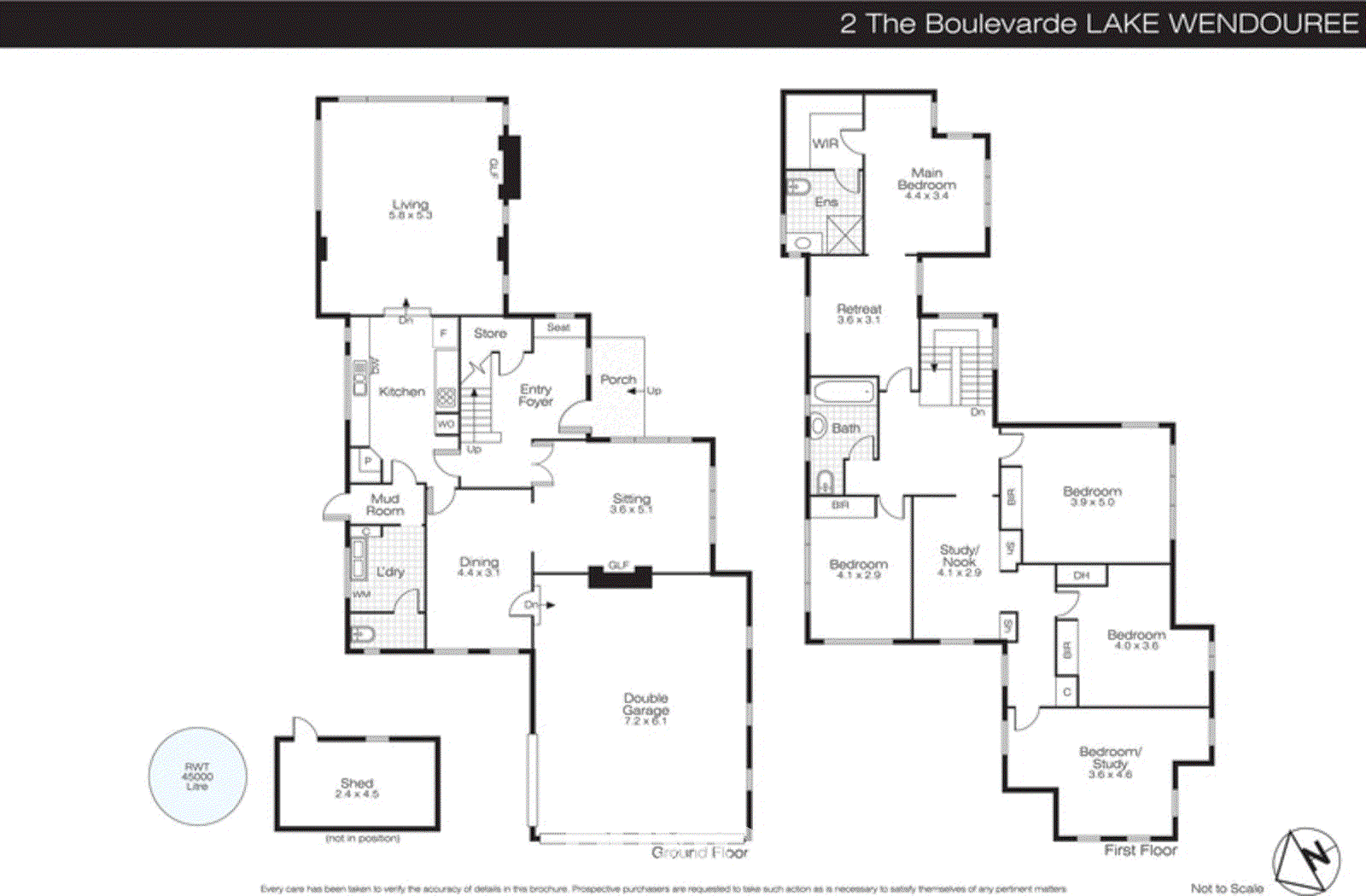 2 The Boulevarde, Lake Wendouree VIC 3350 - Floorplan