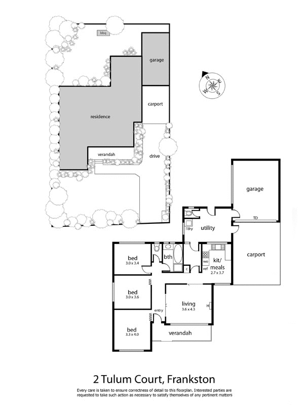 2 Tulum Court, FRANKSTON VIC 3199 - Floorplan
