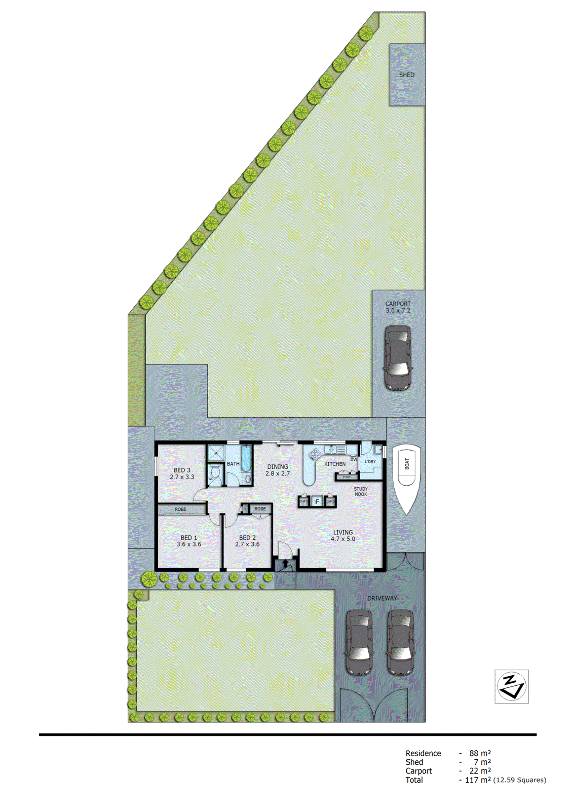 2 Twofold Close, Dingley Village VIC 3172 - Floorplan