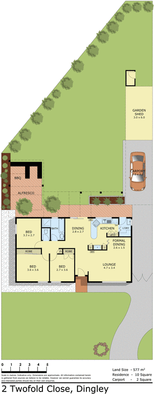 2 Twofold Close, Dingley Village VIC 3172 - Floorplan