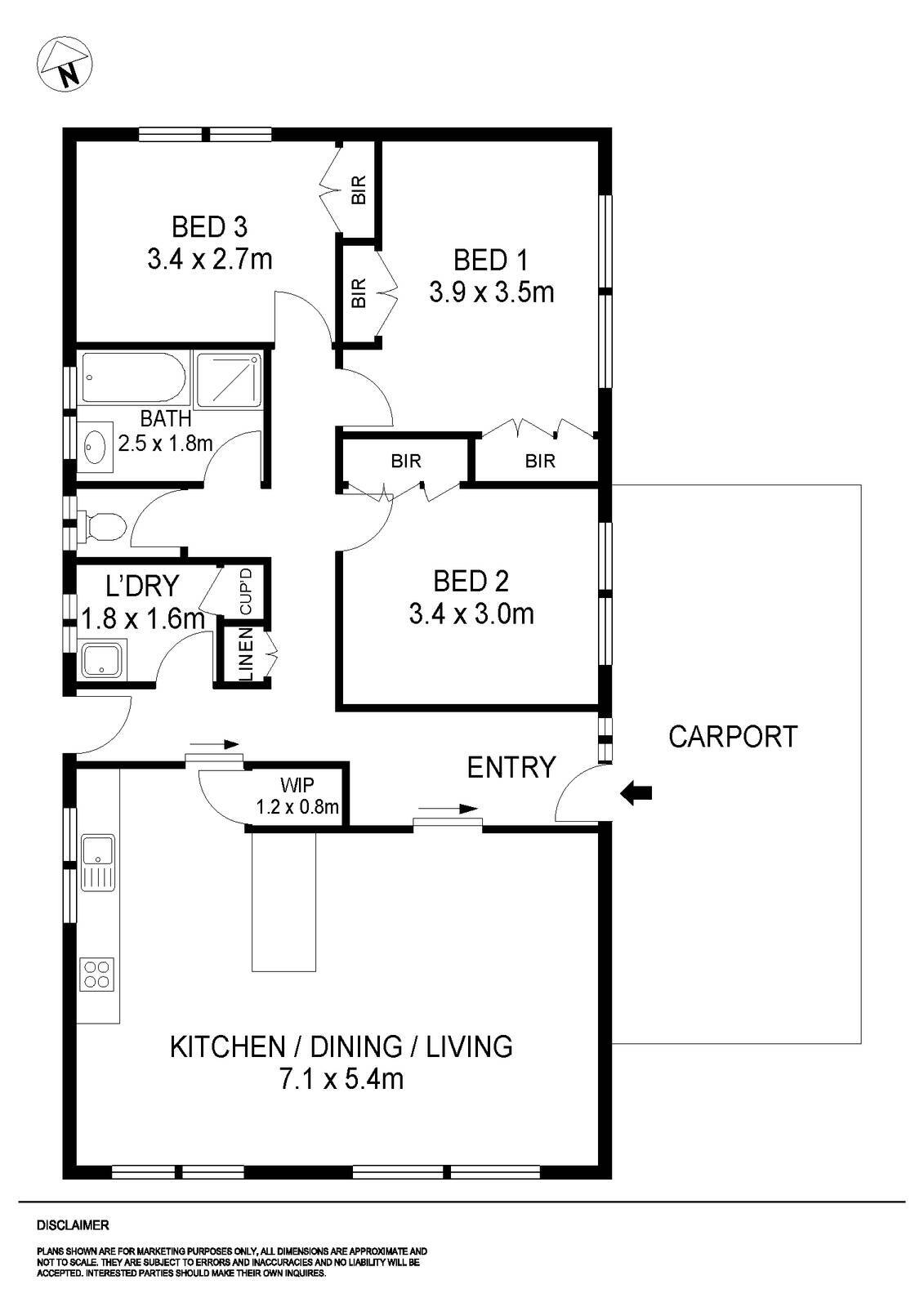 2 Waldemar Street, Wendouree VIC 3355 - Floorplan
