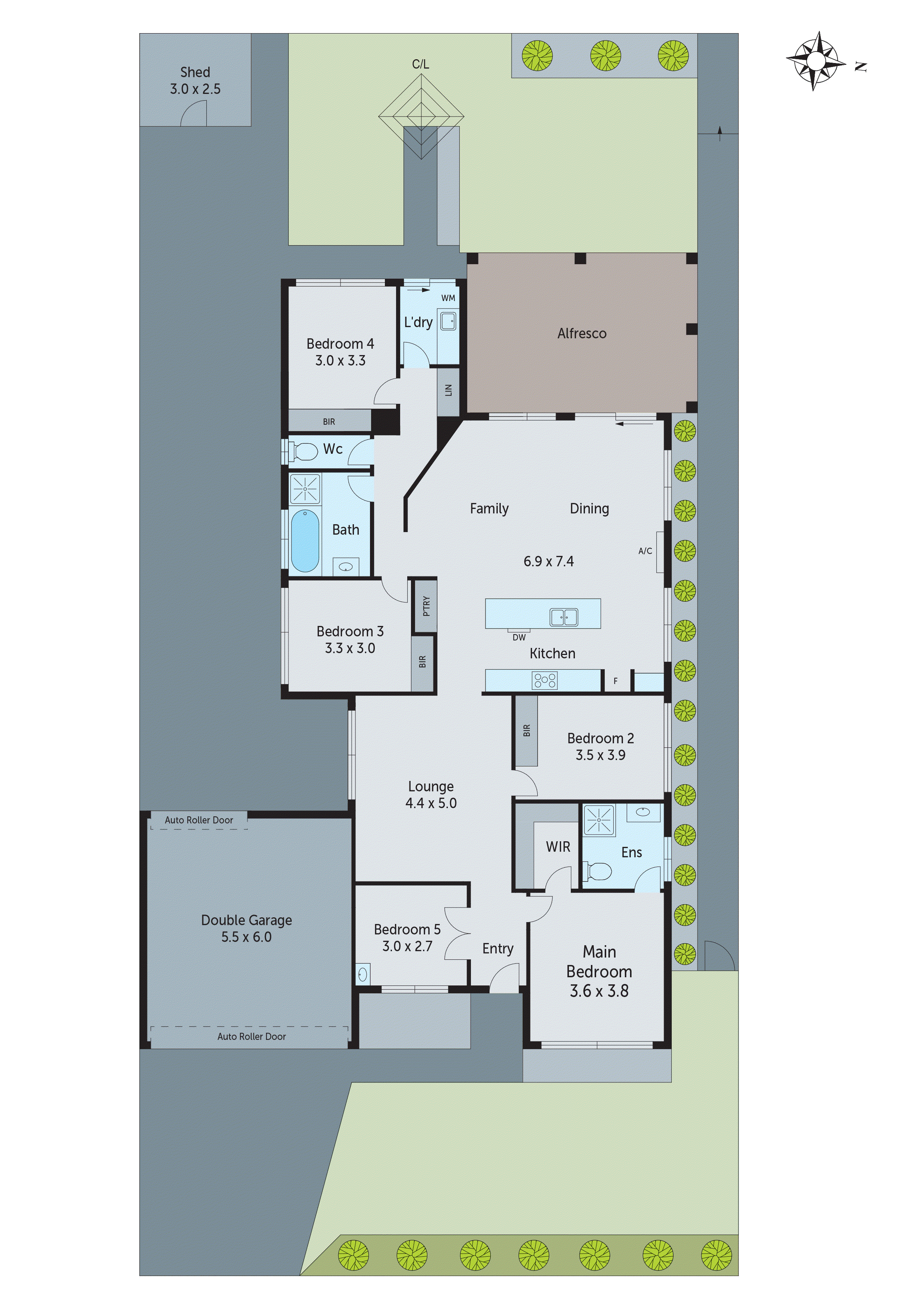 2 White Caps Way, Clifton Springs VIC 3222 - Floorplan