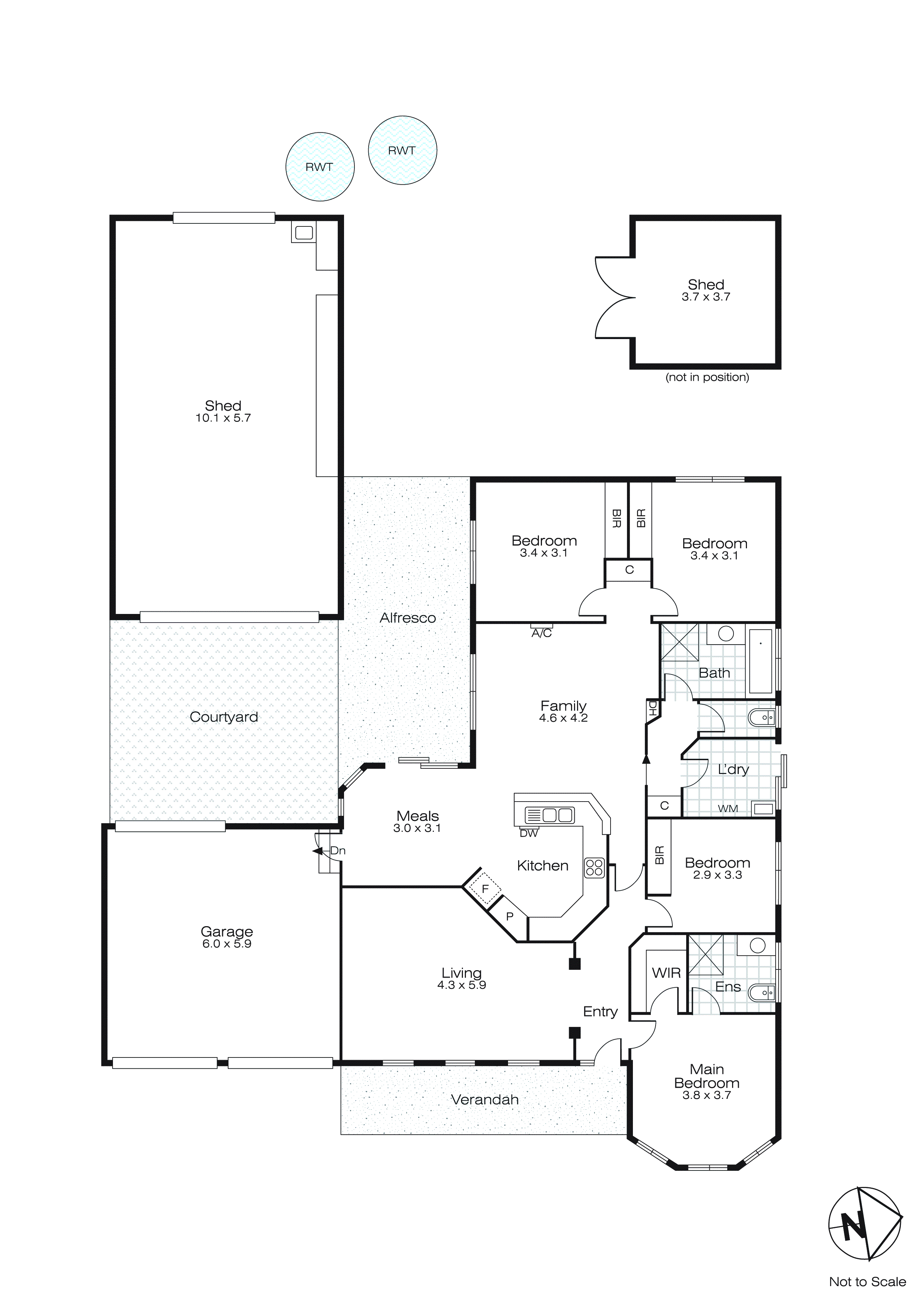 2 Xavier Court, Ballarat East VIC 3350 - Floorplan