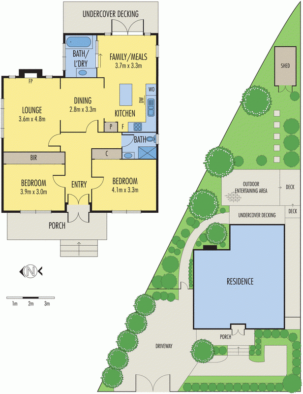 2 York Avenue, OAKLEIGH VIC 3166 - Floorplan