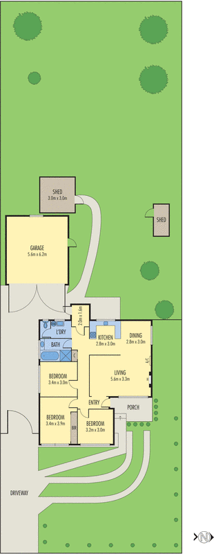 20 Anthony Street, Newcomb VIC 3219 - Floorplan