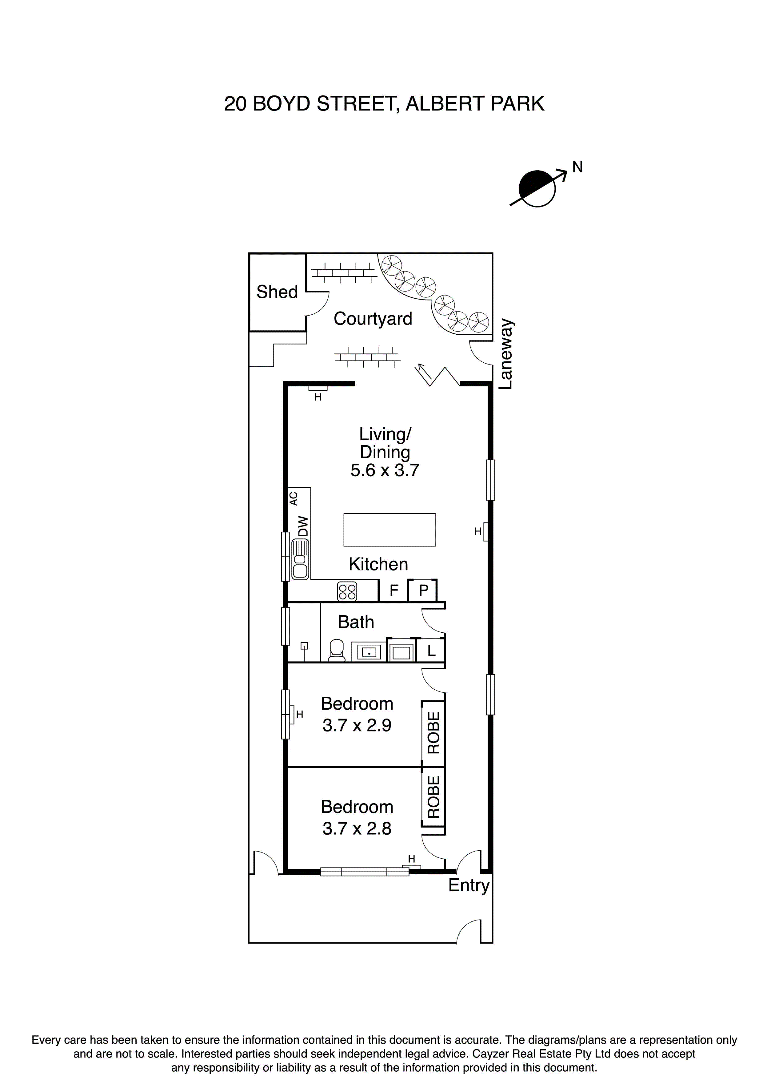 20 Boyd Street, ALBERT PARK VIC 3206 - Floorplan