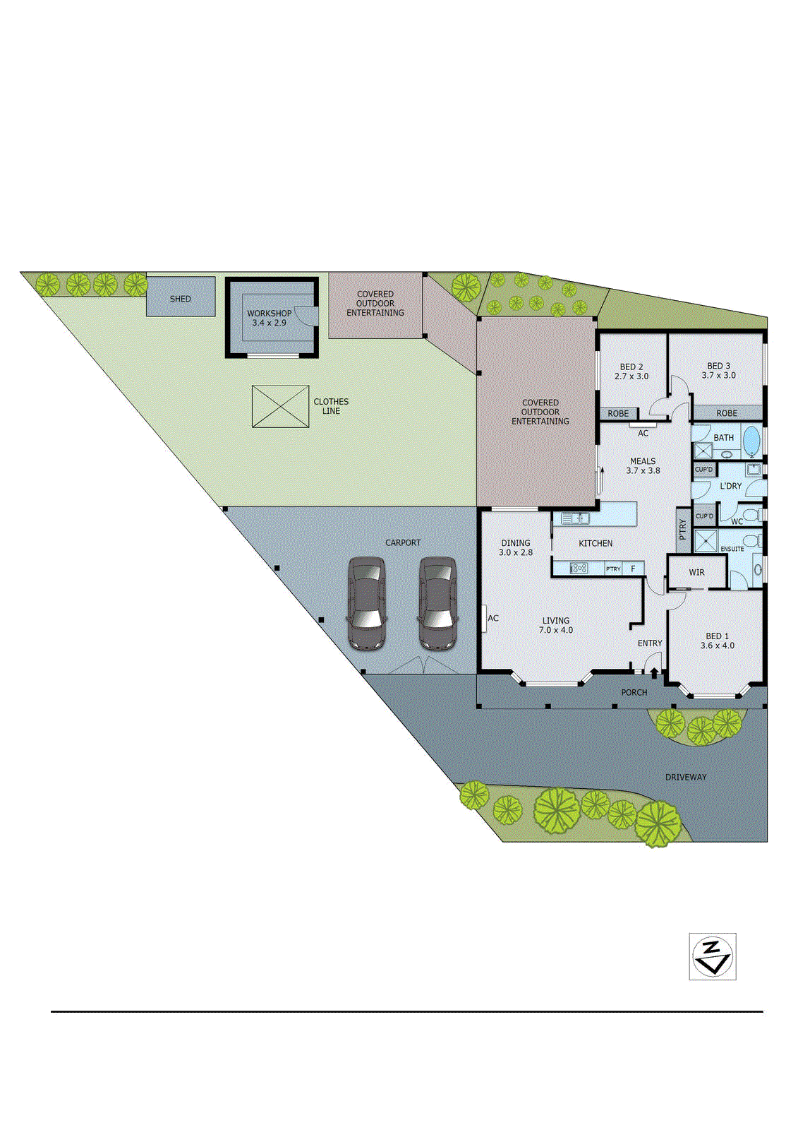 20 Denahy Court, Aspendale Gardens VIC 3195 - Floorplan