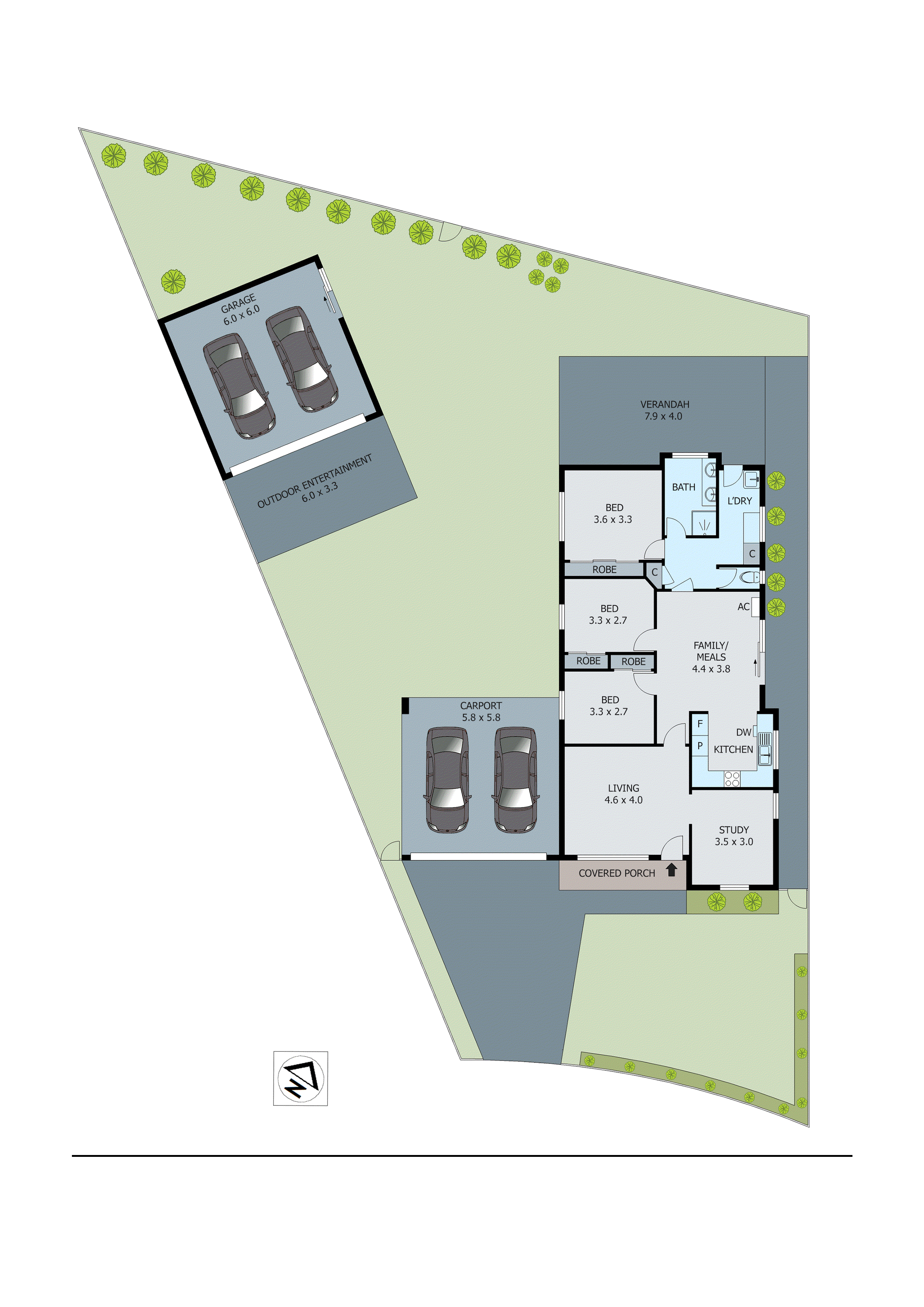 20 Forbes Drive, Aspendale Gardens VIC 3195 - Floorplan