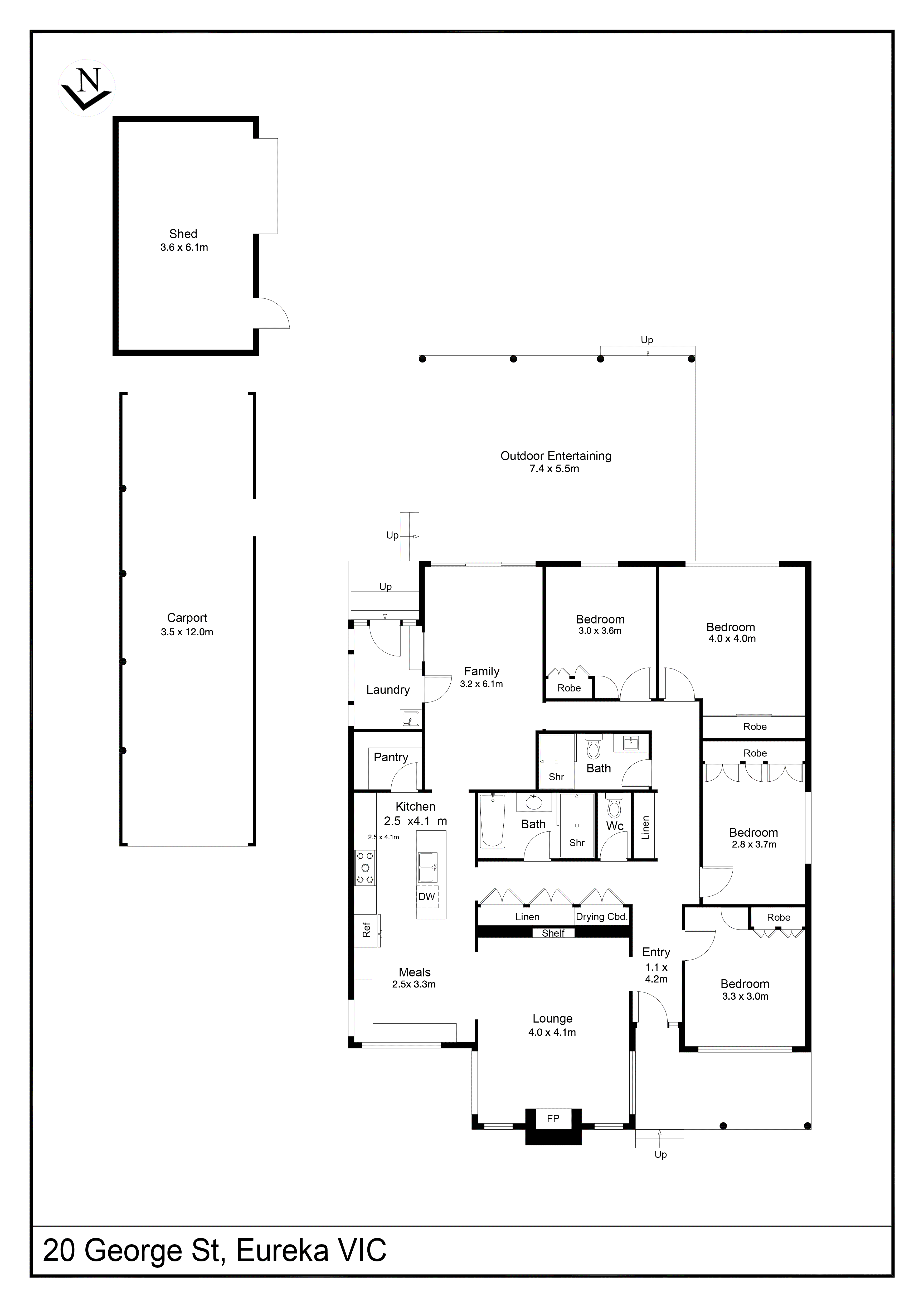 20 George Street, Eureka VIC 3350 - Floorplan