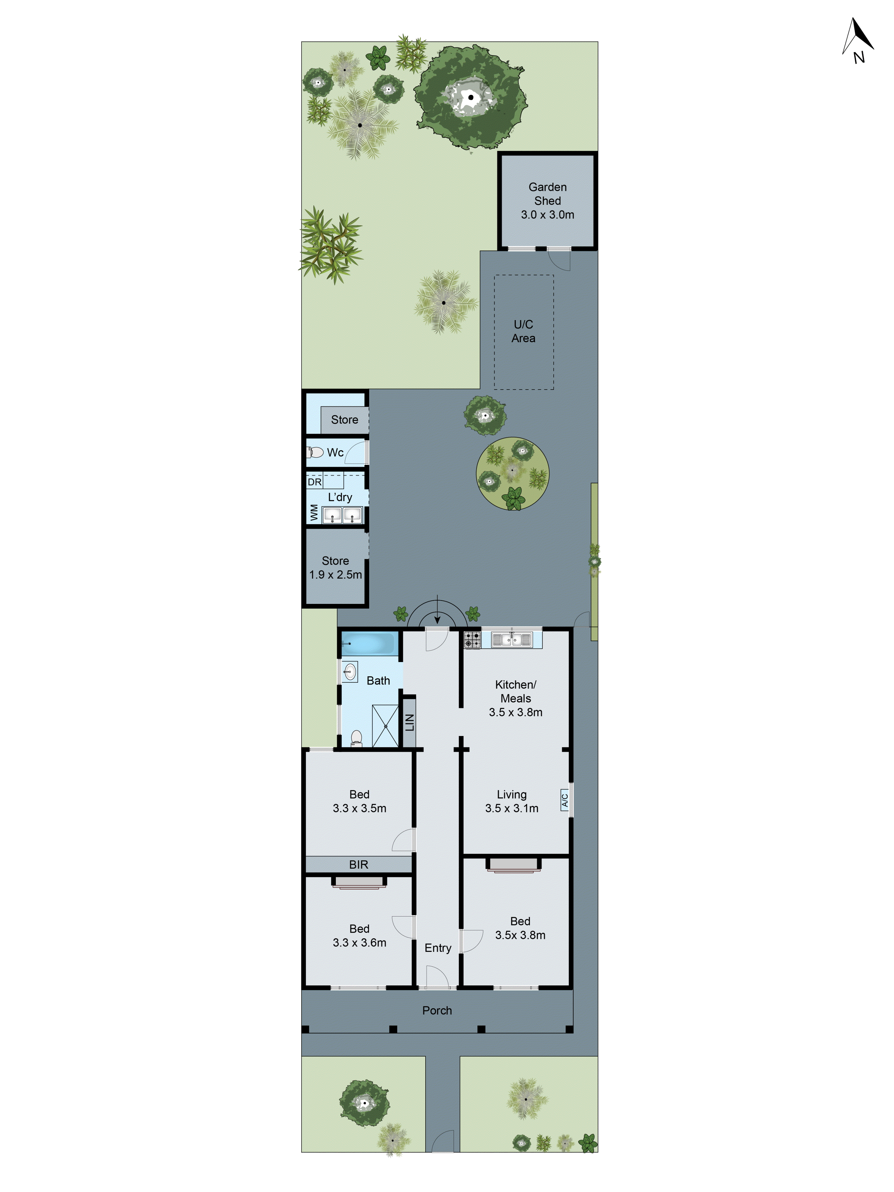20 Lawton Avenue, Geelong West VIC 3218 - Floorplan
