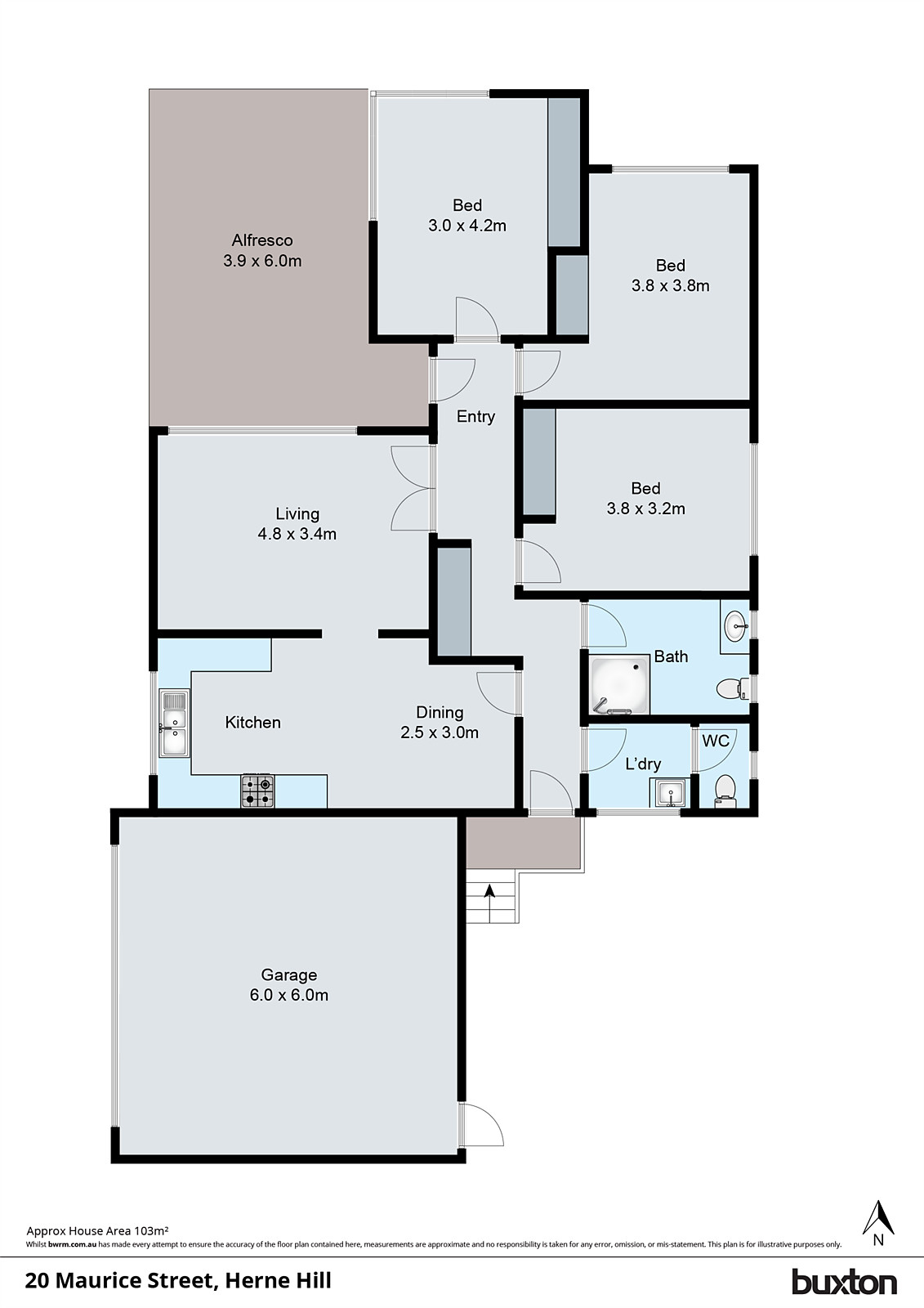 20 Maurice Street, Herne Hill VIC 3218 - Floorplan