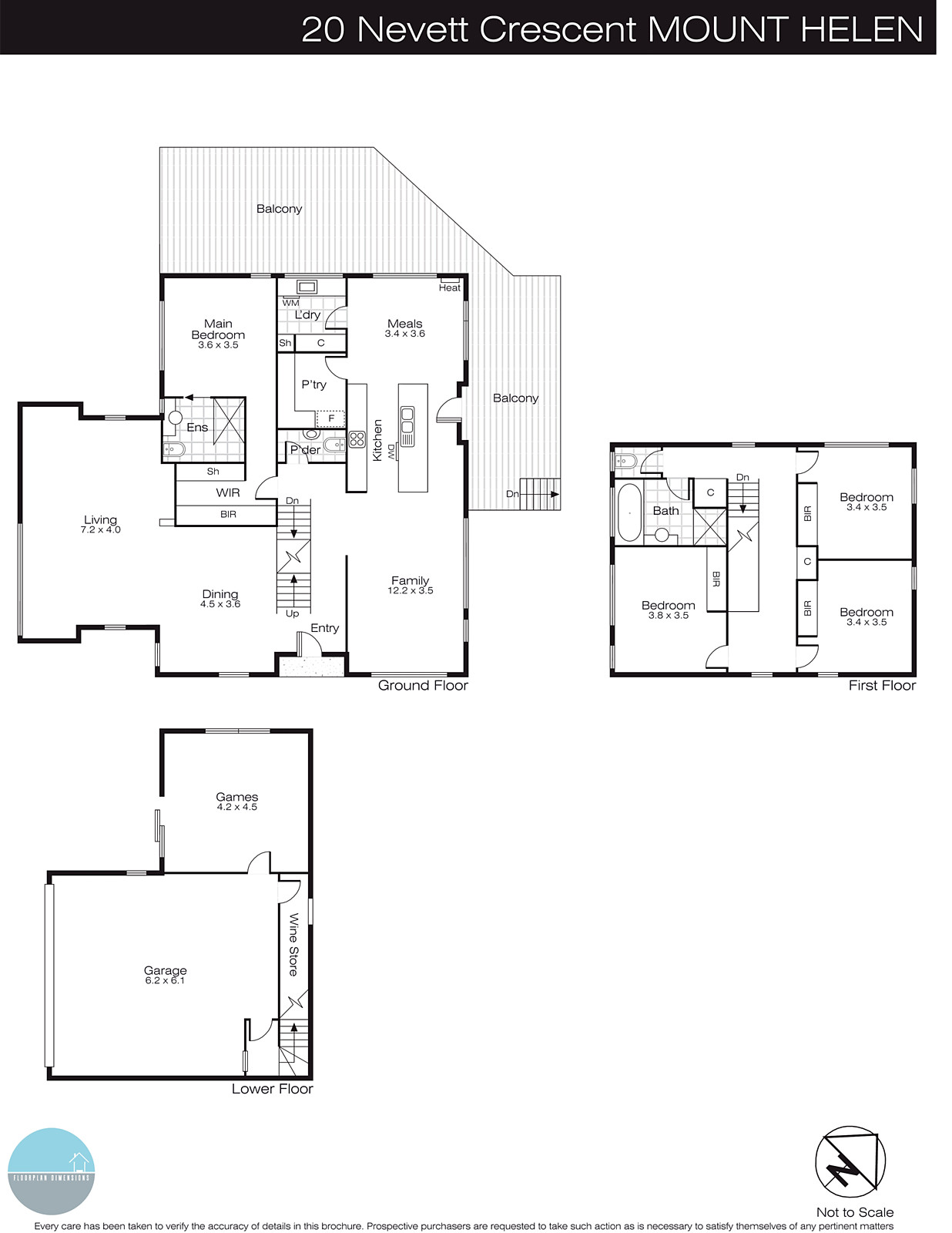 20 Nevett Crescent, Mount Helen VIC 3350 - Floorplan