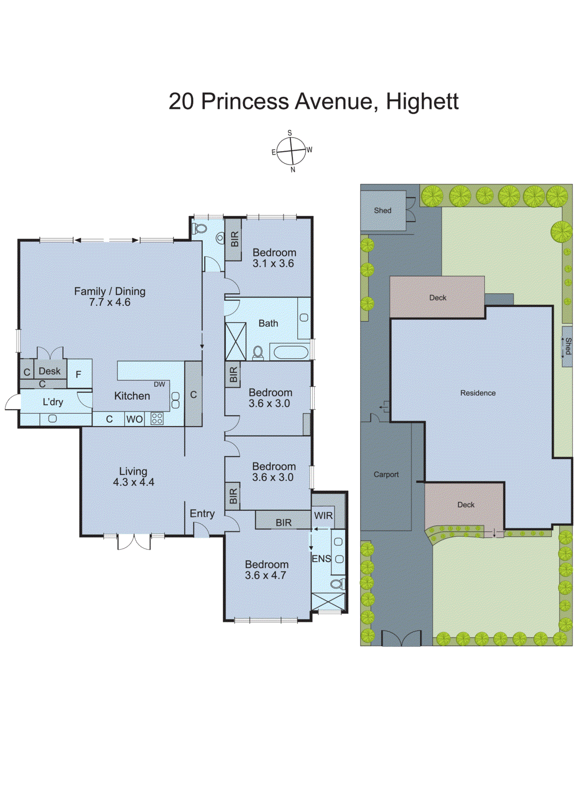 20 Princess Avenue, Highett VIC 3190 - Floorplan