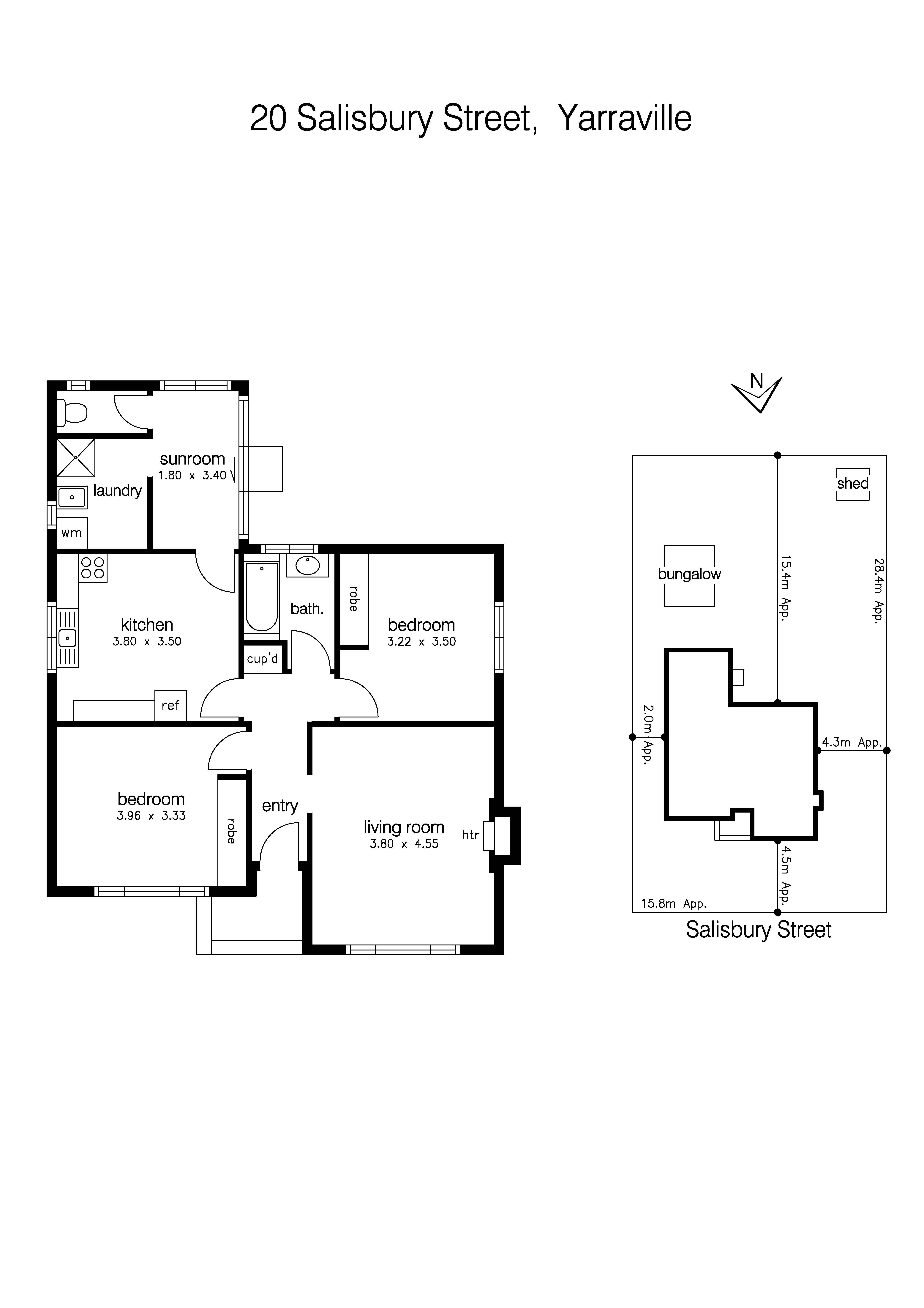 20 Salisbury Street, YARRAVILLE VIC 3013 - Floorplan