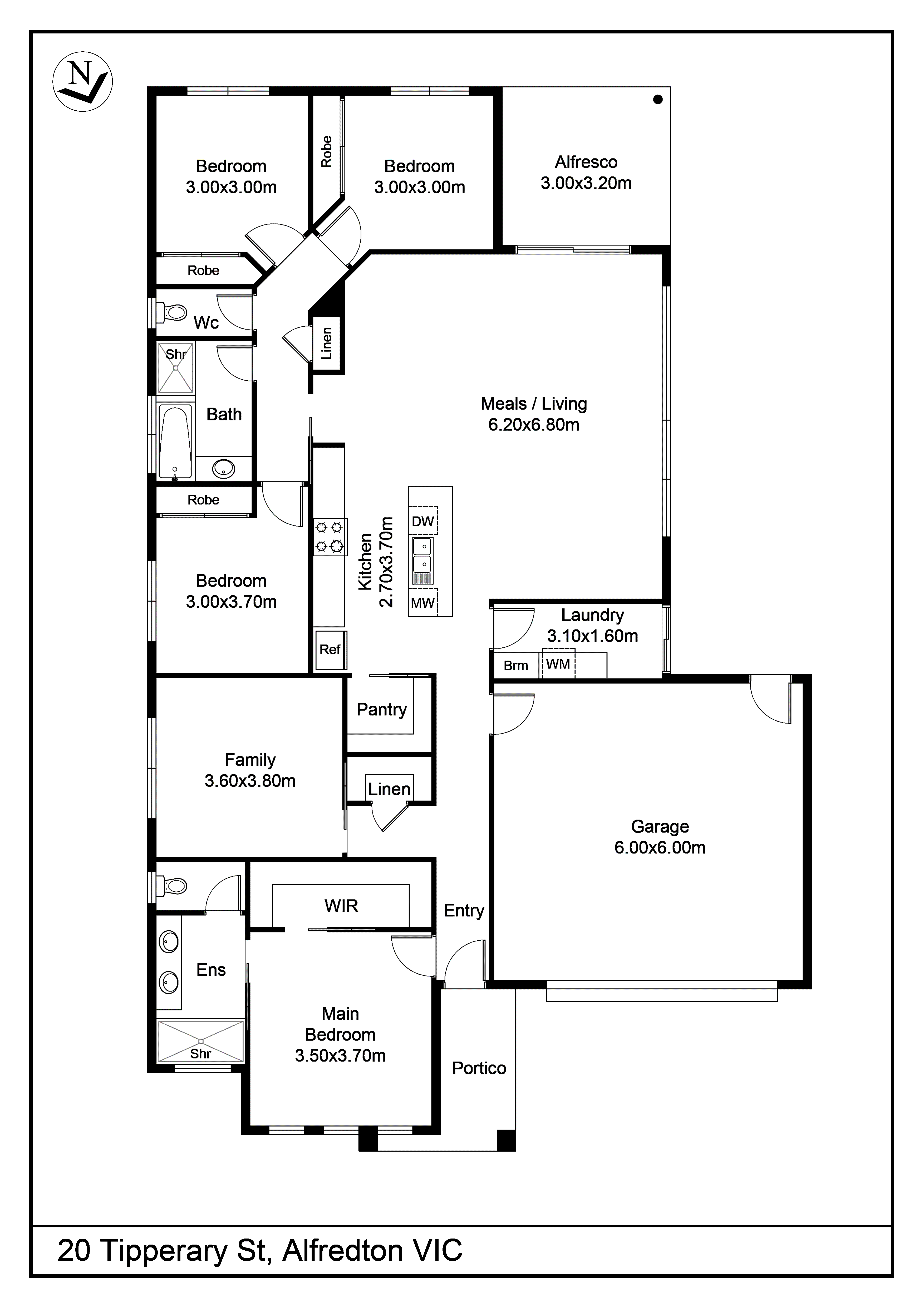 20 Tipperary Street, Alfredton VIC 3350 - Floorplan