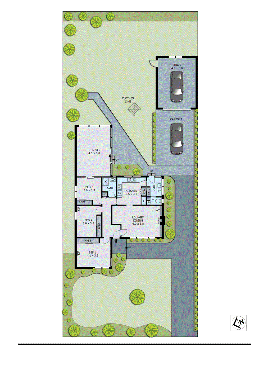 20 Verbena Street, Mordialloc VIC 3195 - Floorplan