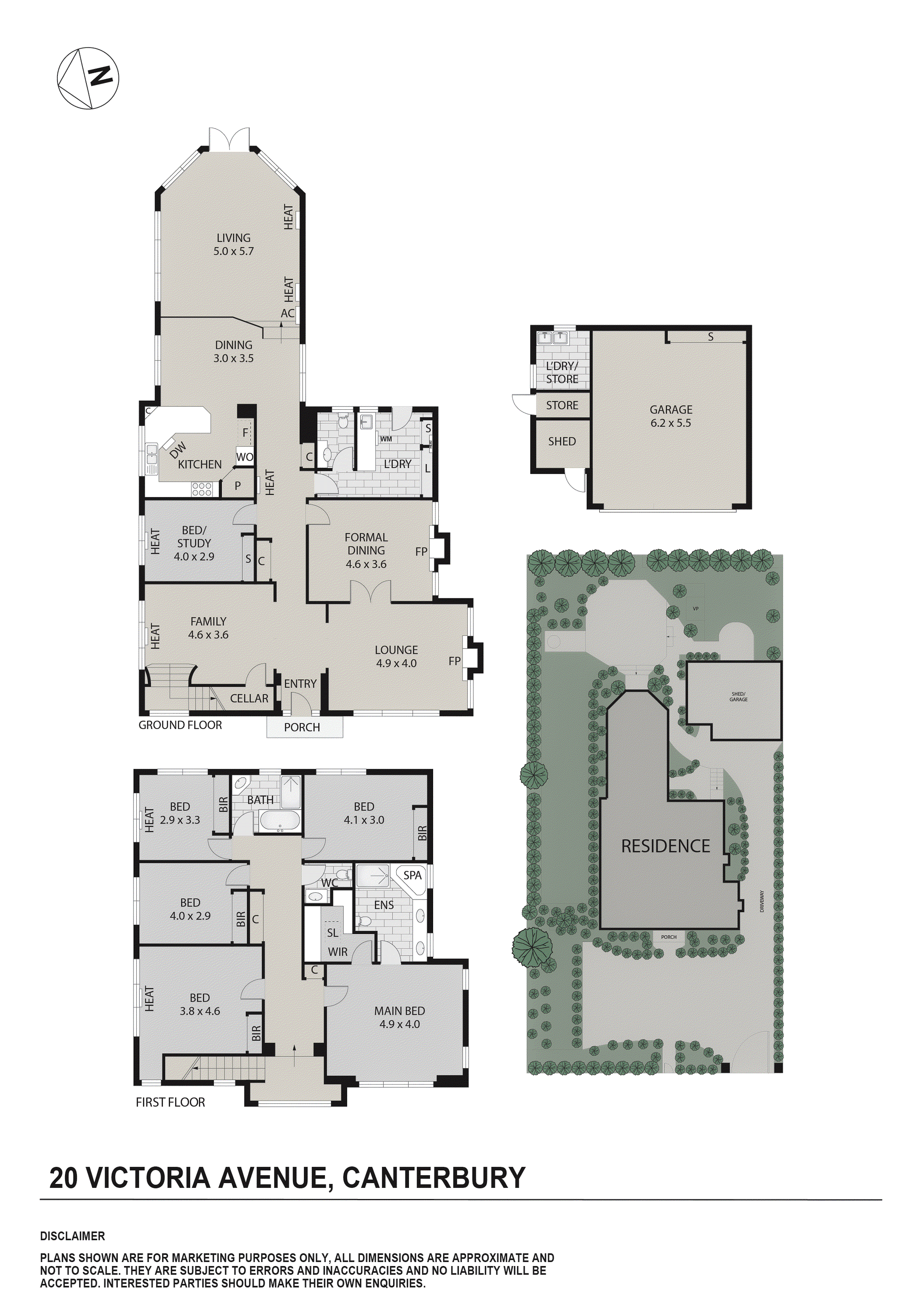 20 Victoria Avenue, Canterbury VIC 3126 - Floorplan