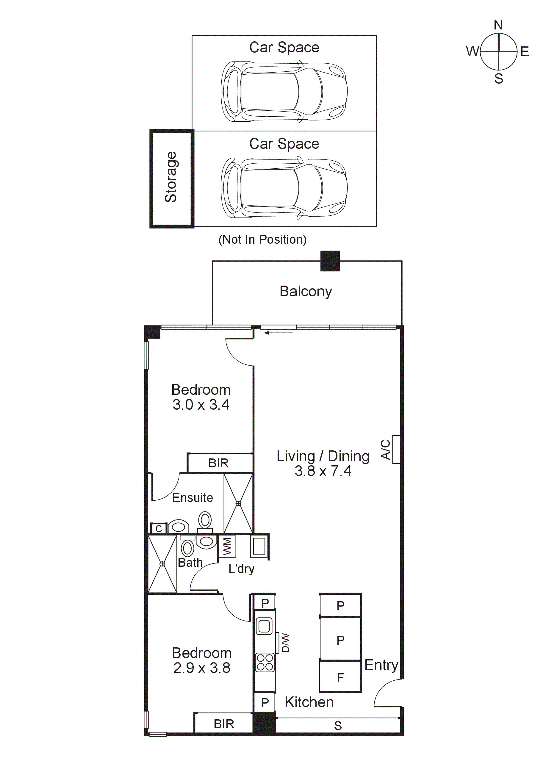 2002/7 Yarra Street, South Yarra VIC 3141 - Floorplan