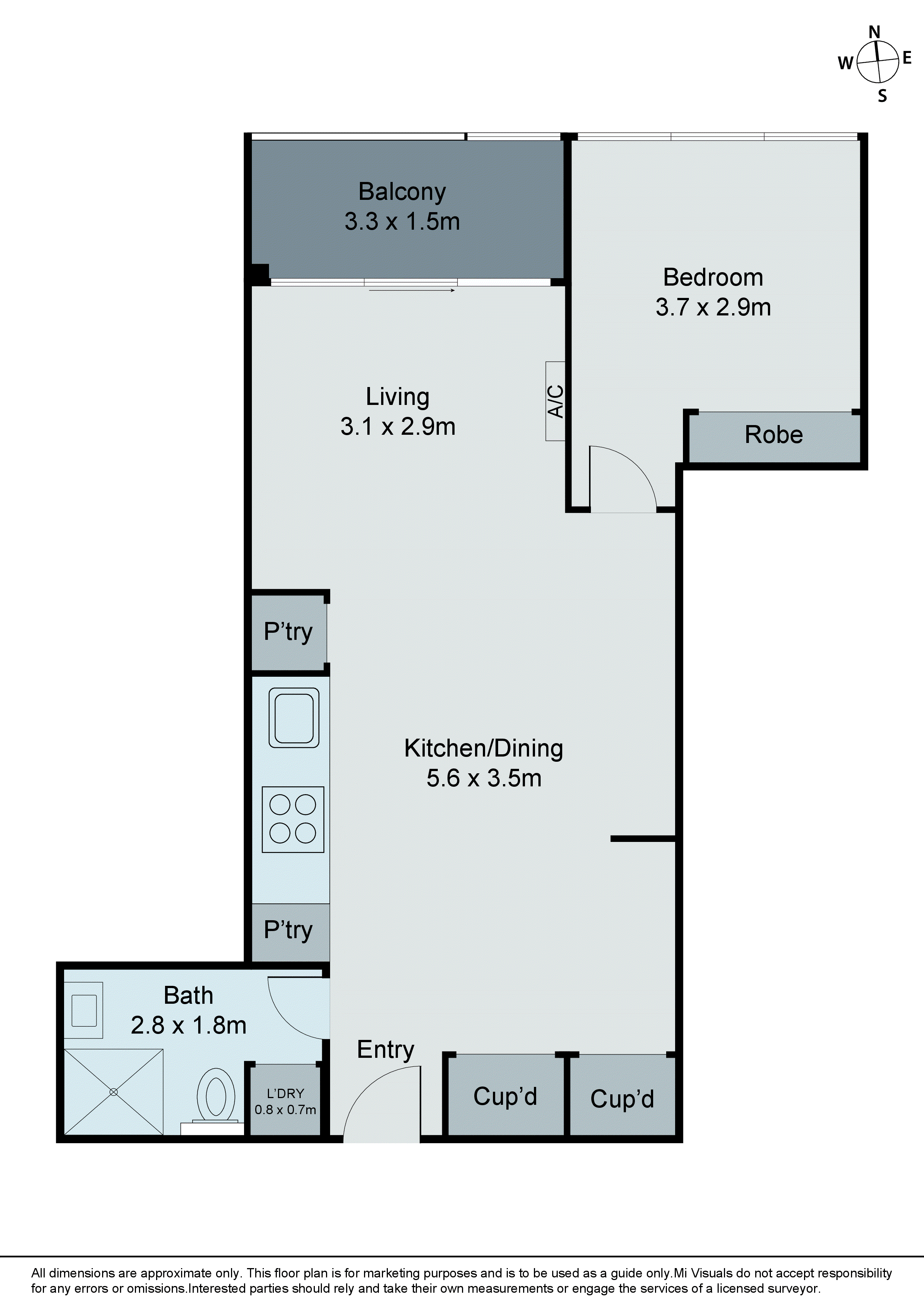 2006/421 Docklands Drive, Docklands VIC 3008 - Floorplan