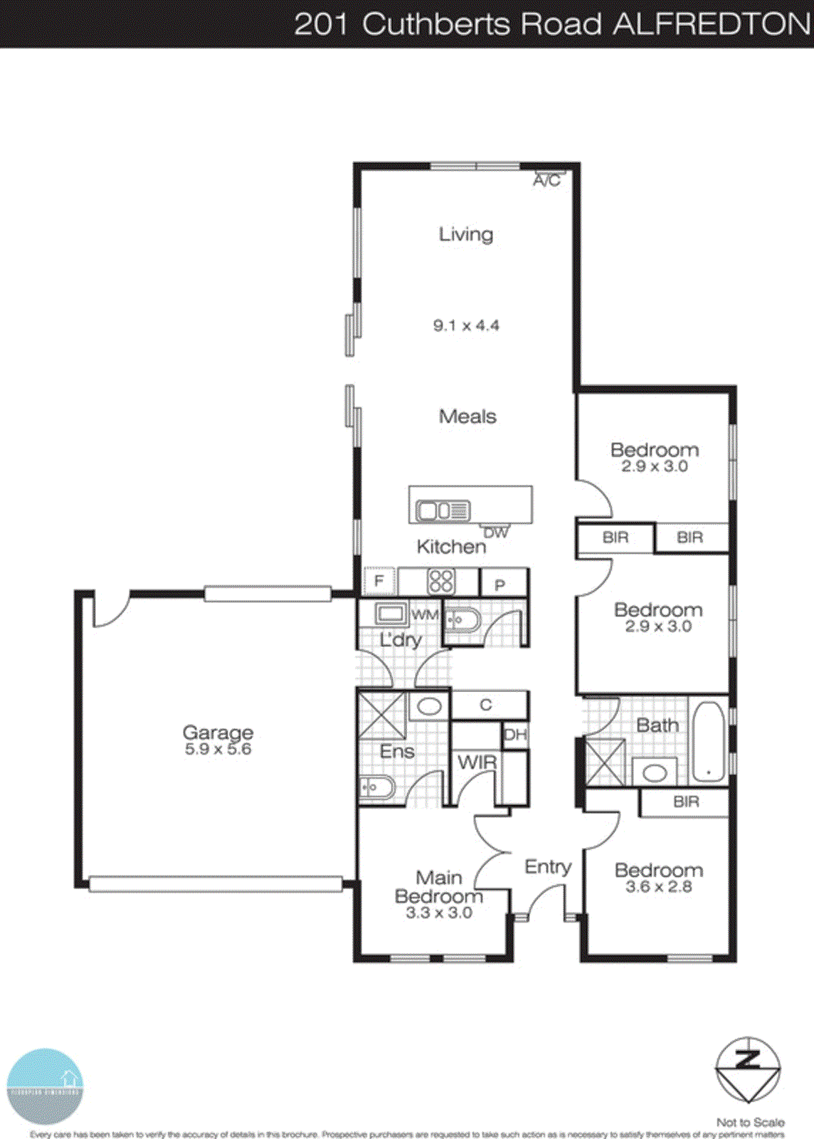 201 Cuthberts Road, Alfredton VIC 3350 - Floorplan