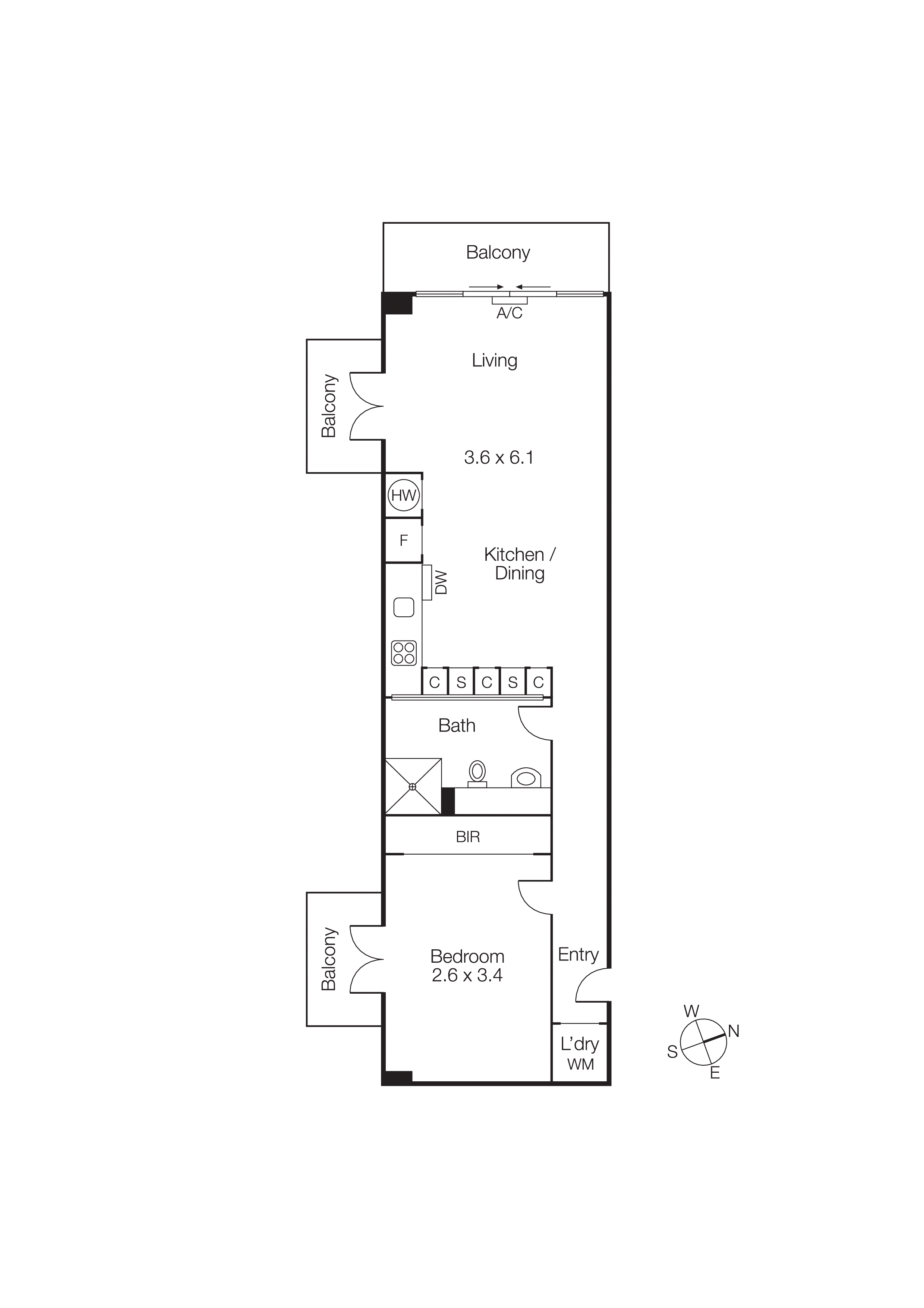 20/1 Duke Street, St Kilda VIC 3182 - Floorplan