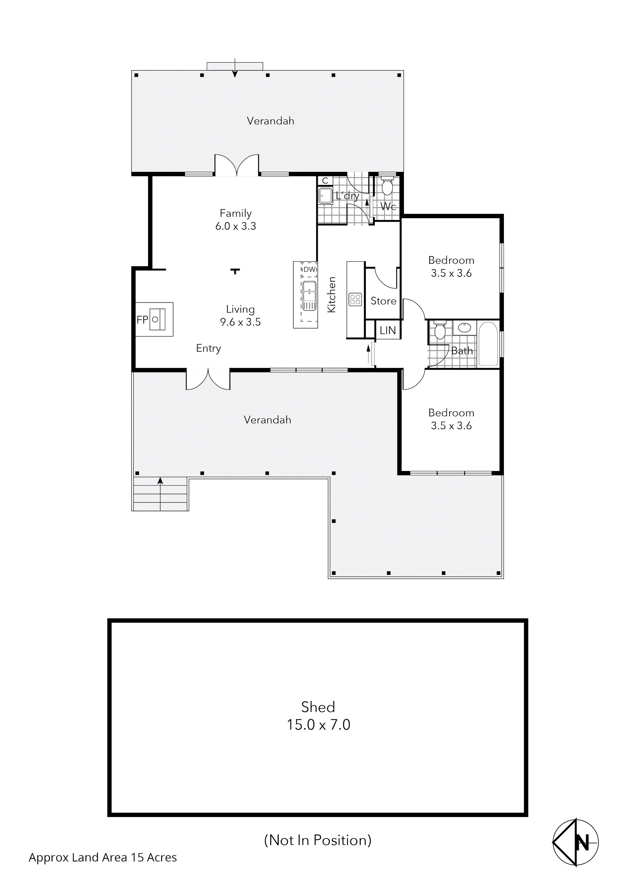 201 Learmonth Road, Clunes VIC 3370 - Floorplan